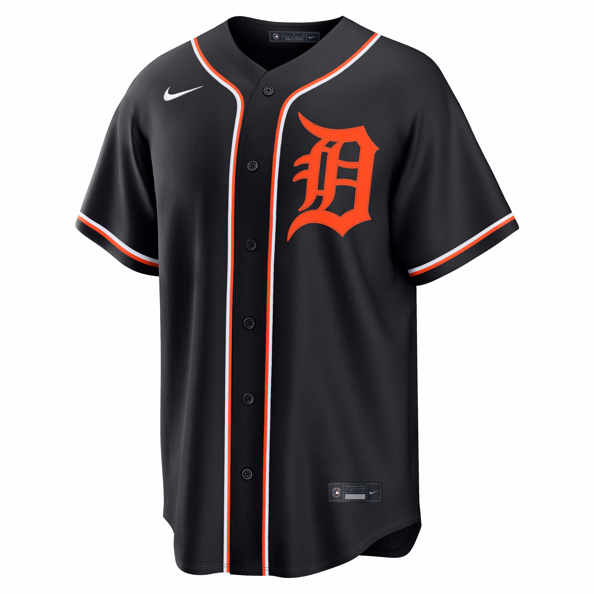 Riley Greene Detroit Tigers Nike Fashion Replica Black Out Jersey