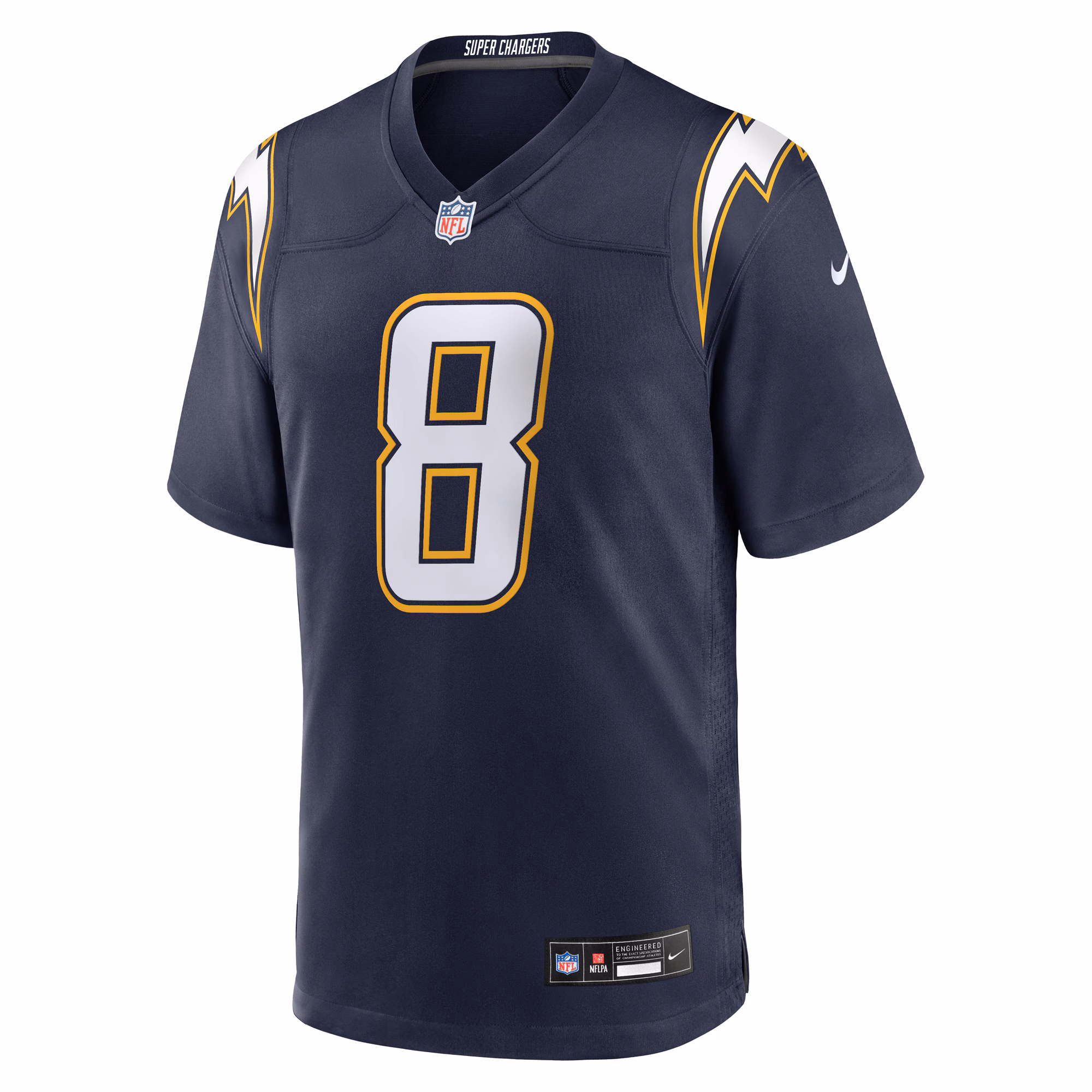 Omarion Hampton Los Angeles Chargers Nike Alternate Super Chargers Game Player Jersey - Navy
