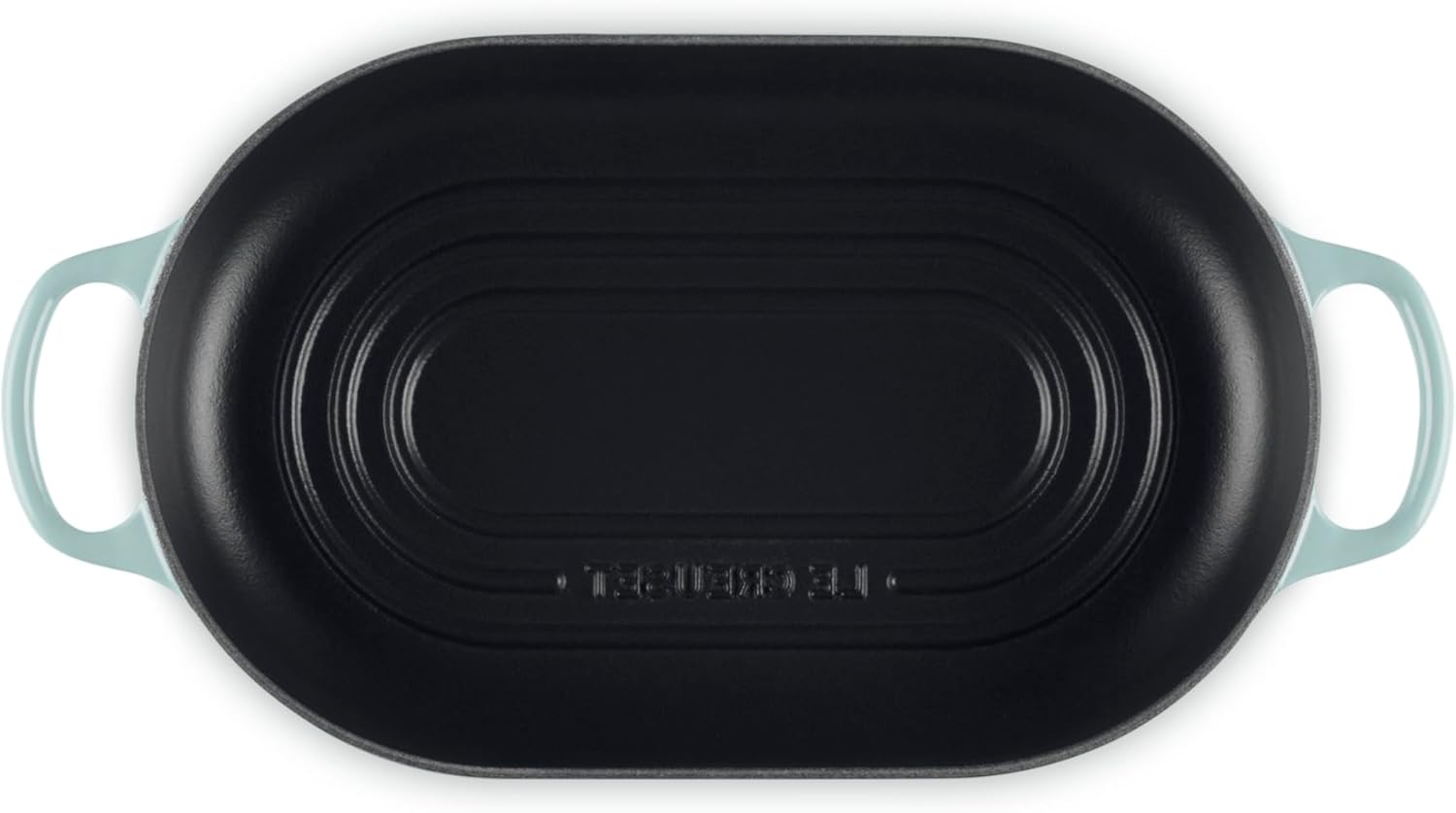 Le Creuset Enameled Cast Iron Signature Oval Bread Oven, 11.5 inch, Sea Salt