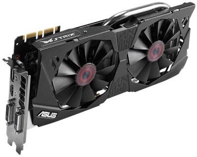 ASUS STRIX GeForce GTX 970 Overclocked 4 GB DDR5 256-bit DisplayPort HDMI 2.0 DVI-I Graphics Card (Renewed)