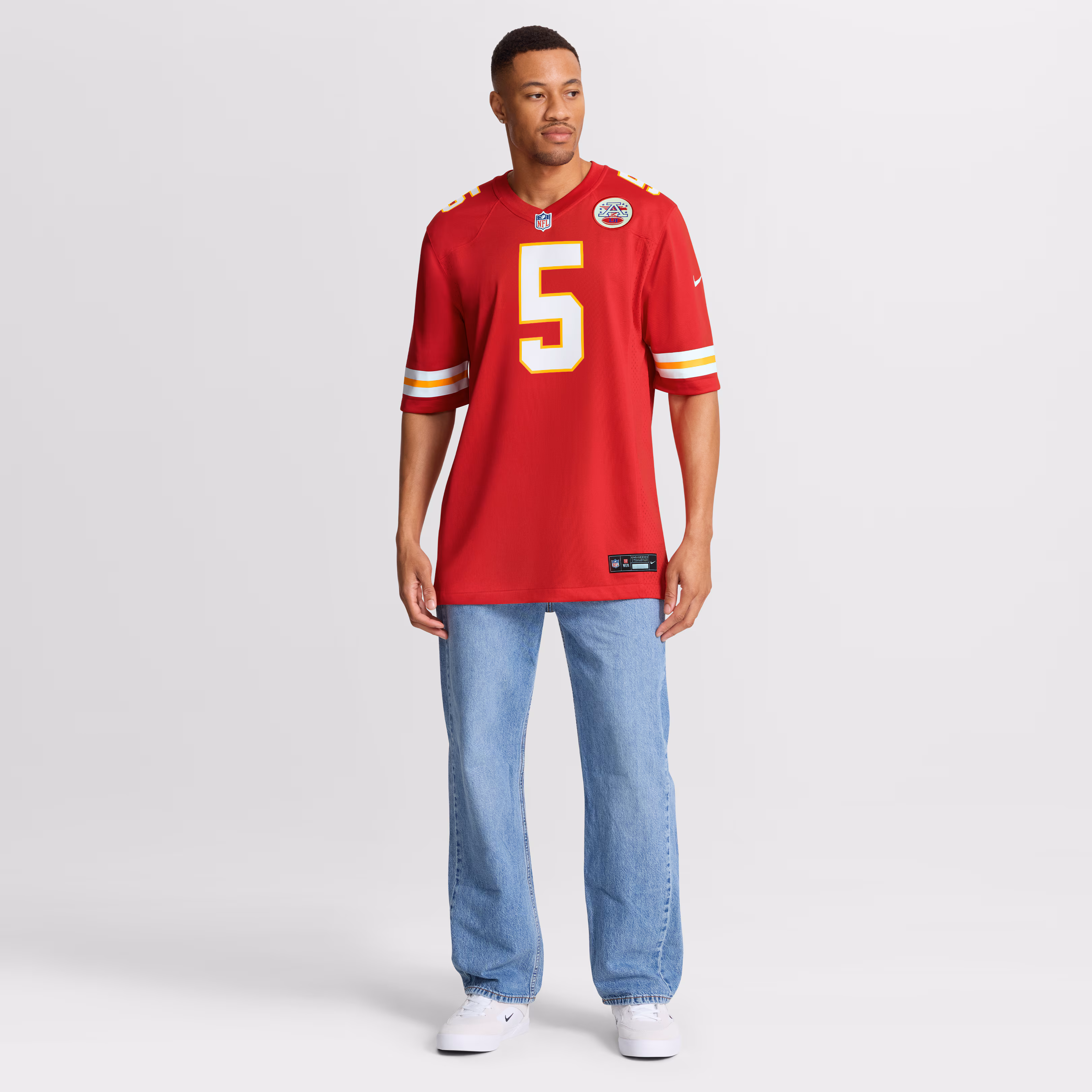 Kansas City Chiefs Nike 2026 NFL Draft First Round Pick No. 6 Team Game Jersey - Red