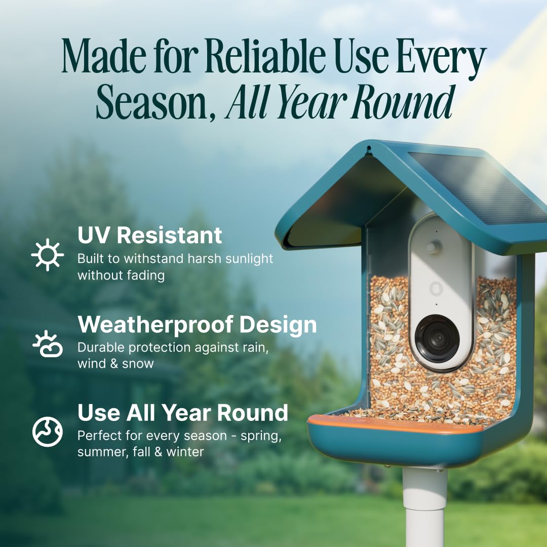 BIRD BUDDY Birdbuddy PRO Solar Smart Bird Feeder with Camera