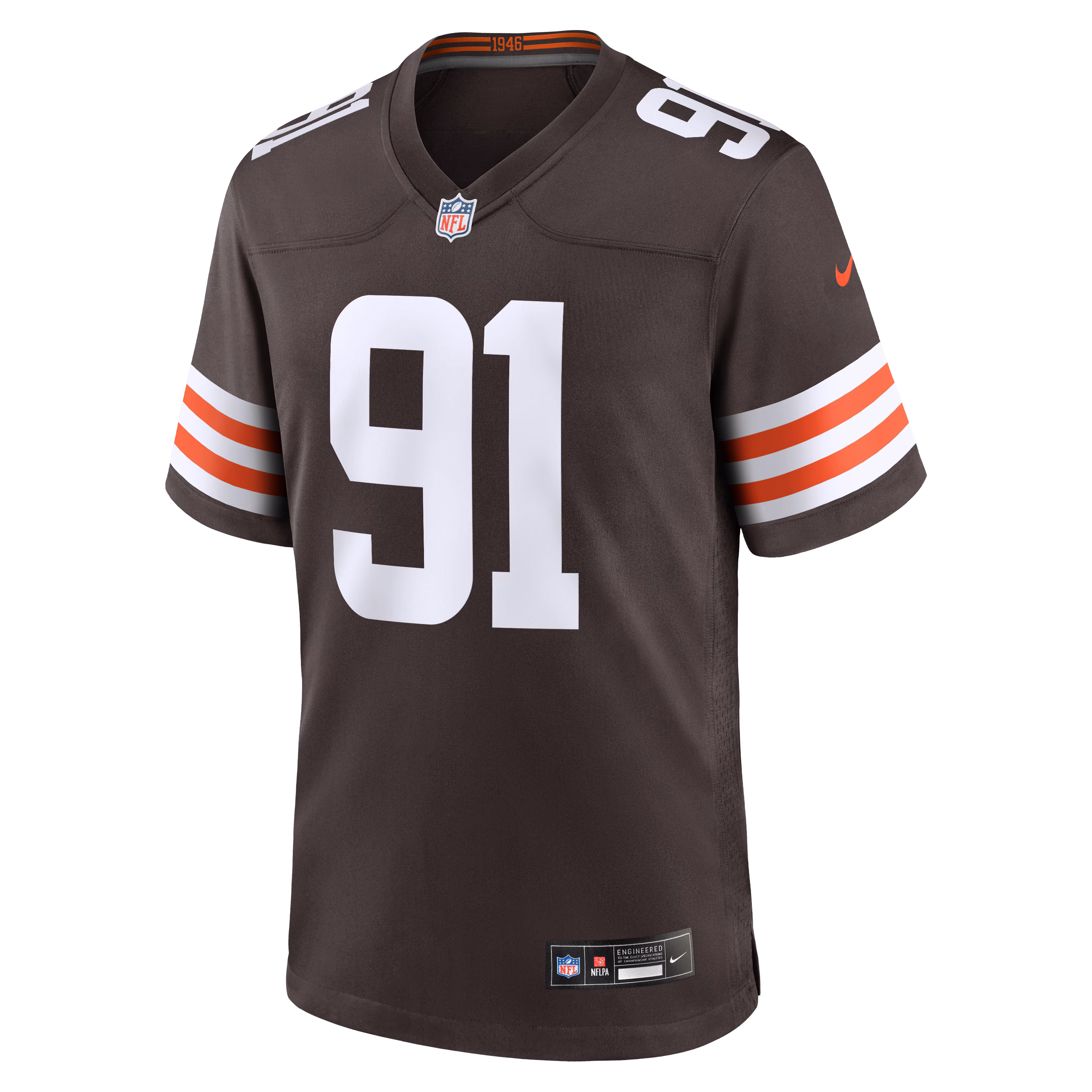 Alex Wright Cleveland Browns Nike Team Game Jersey -  Brown
