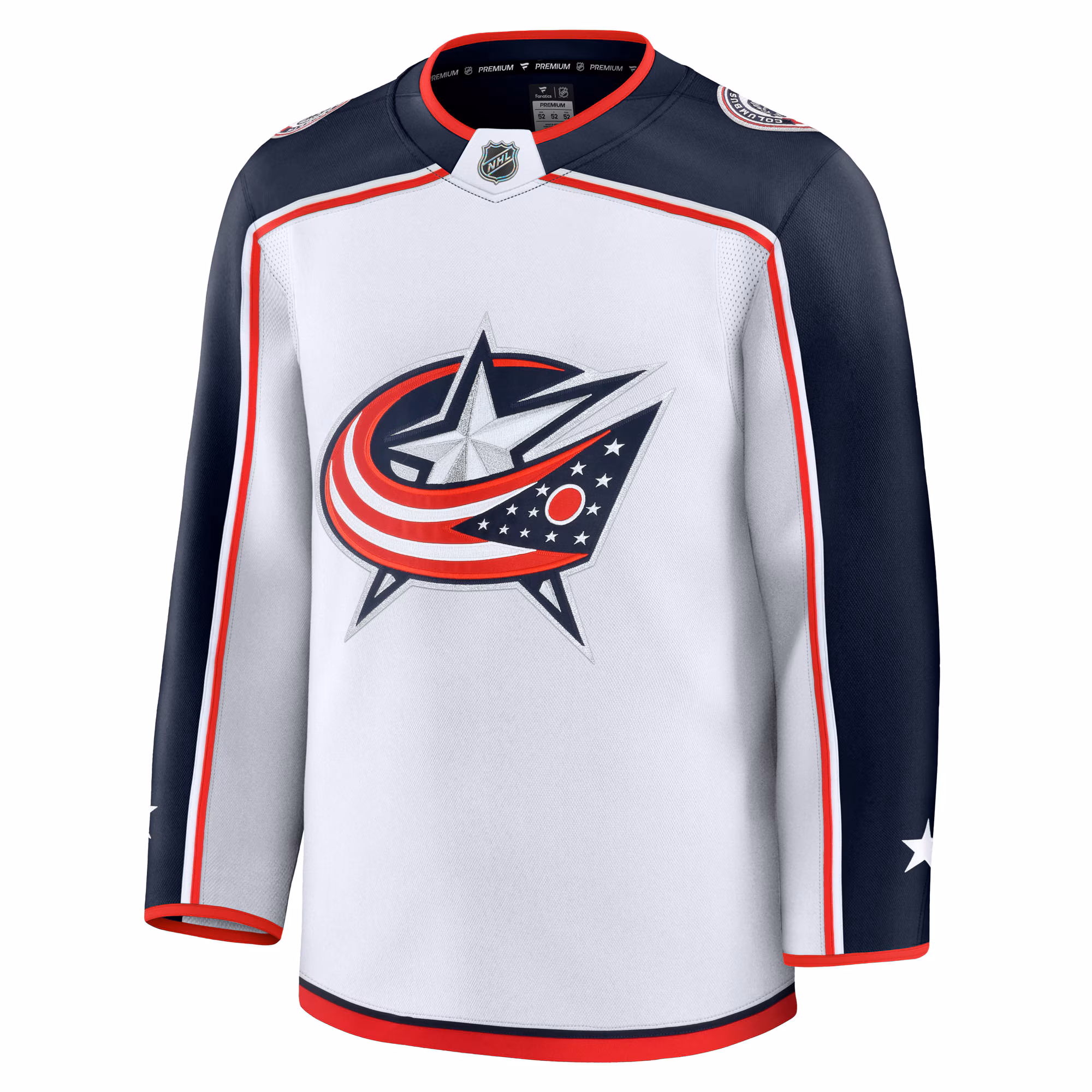 Columbus Blue Jackets Fanatics Away Premium Jersey - White