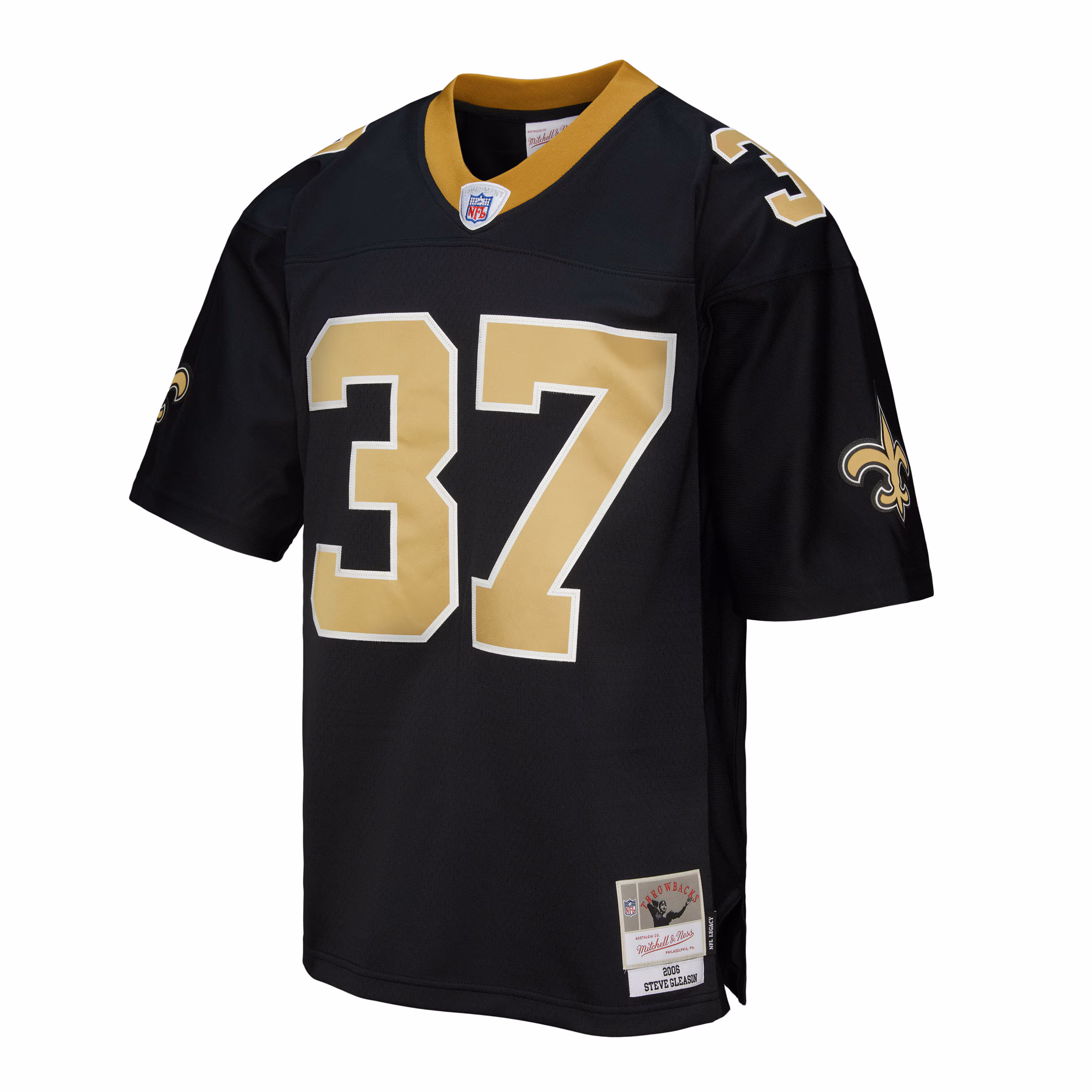 Steve Gleason New Orleans Saints Mitchell & Ness Legacy Replica Jersey - Black