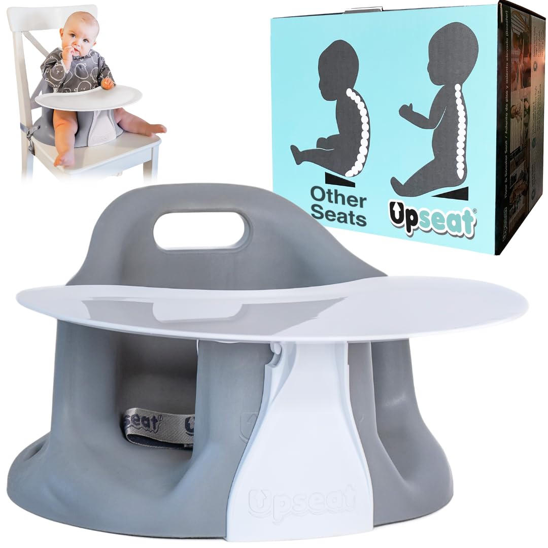 UPSEAT Original Ergonomic Baby Floor & Booster Seat with Tray