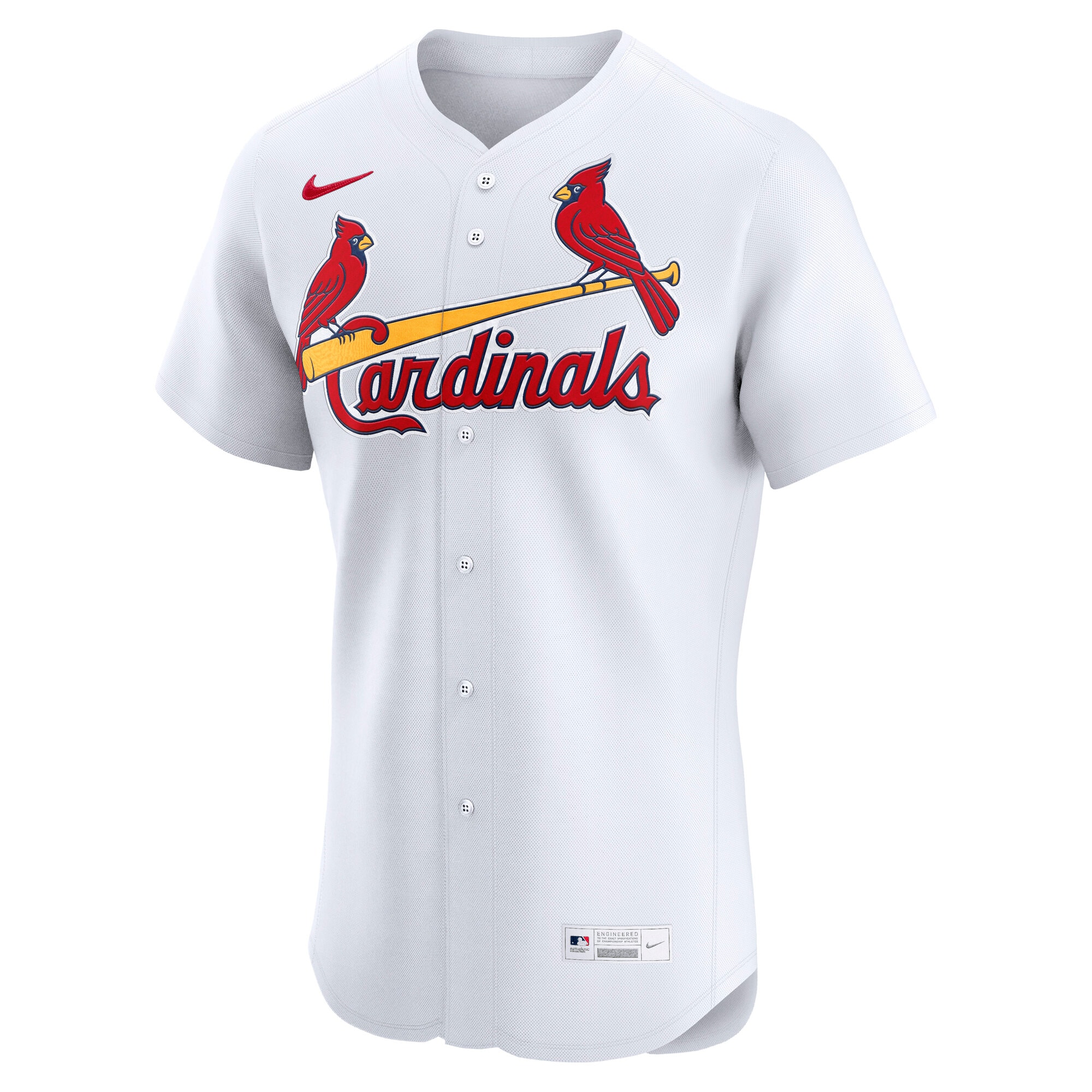 St. Louis Cardinals Nike Home Elite Jersey - White