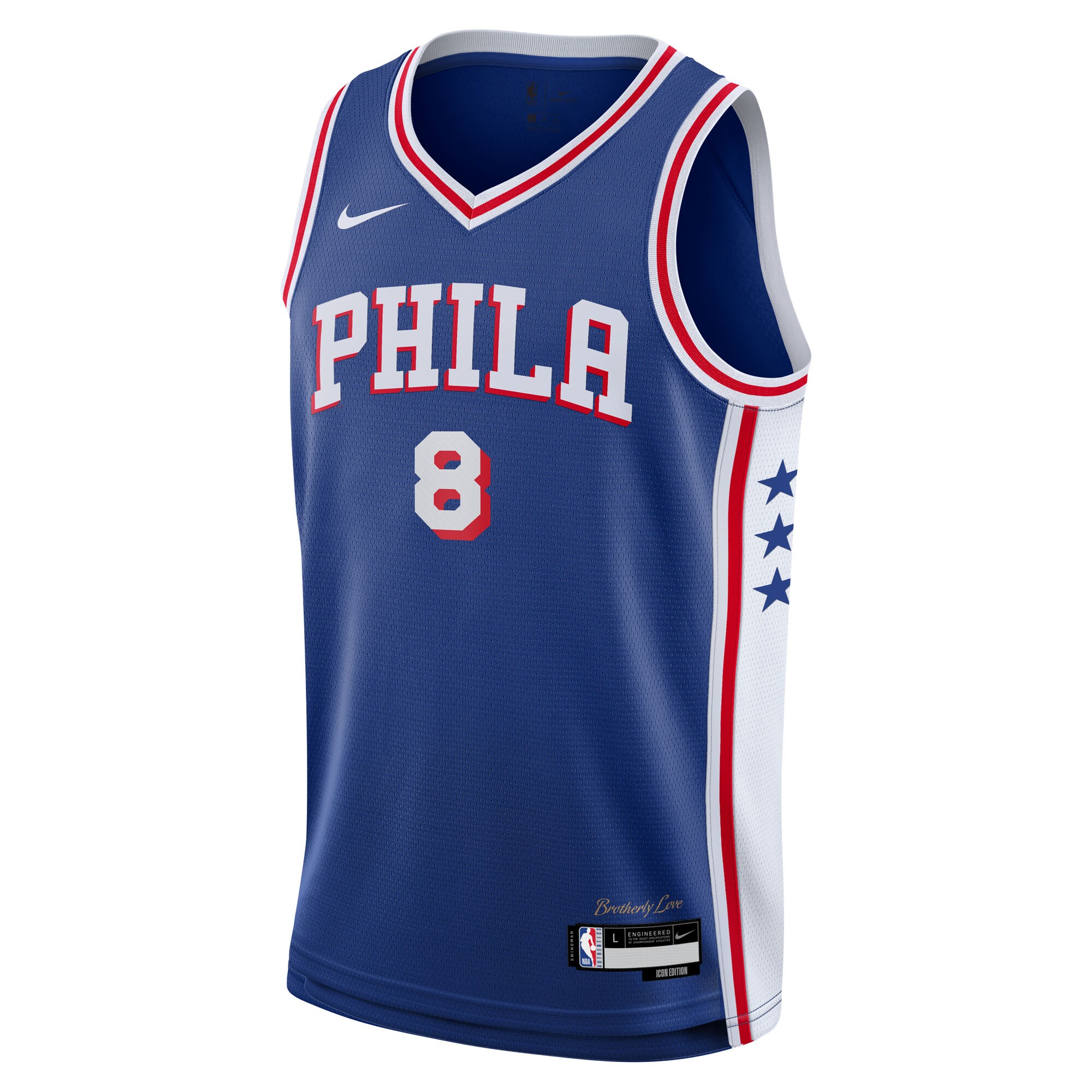 Paul George Philadelphia 76ers Nike Youth Swingman Jersey - Icon Edition - Royal