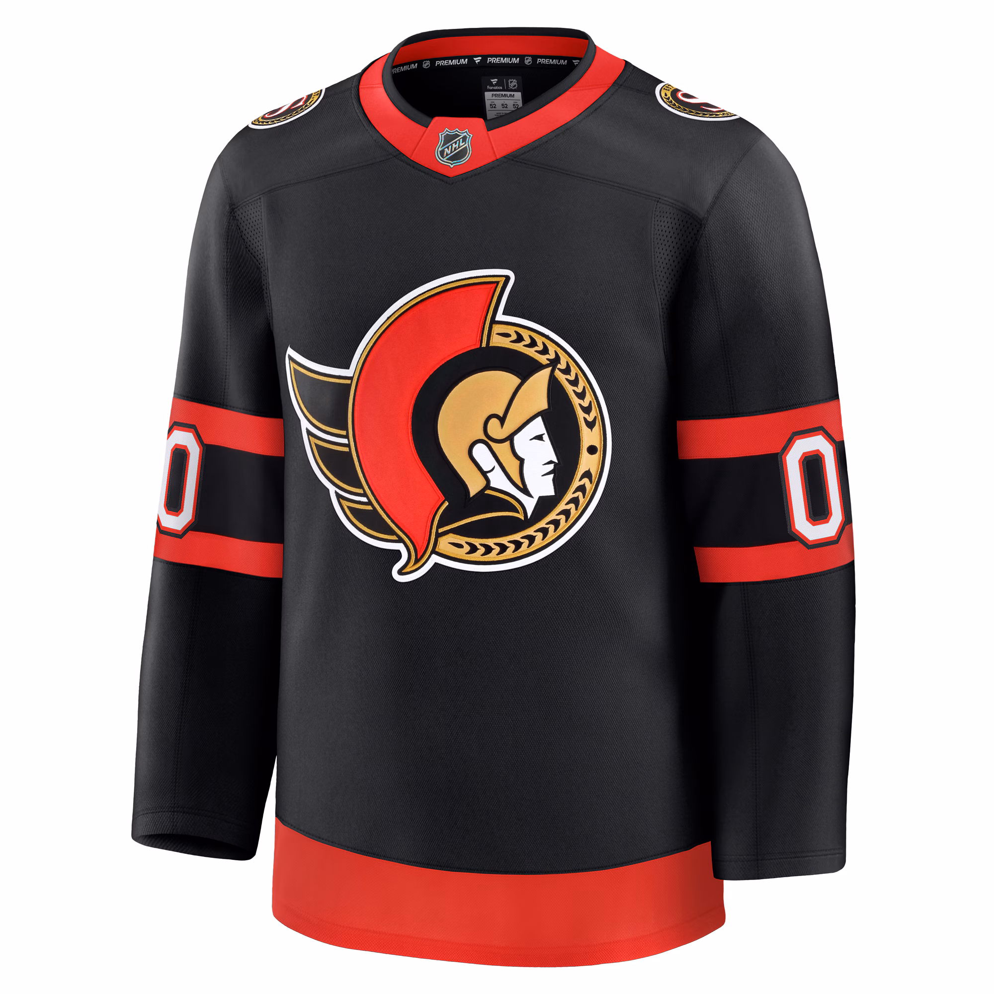Ottawa Senators Fanatics Home Premium Custom Jersey - Black
