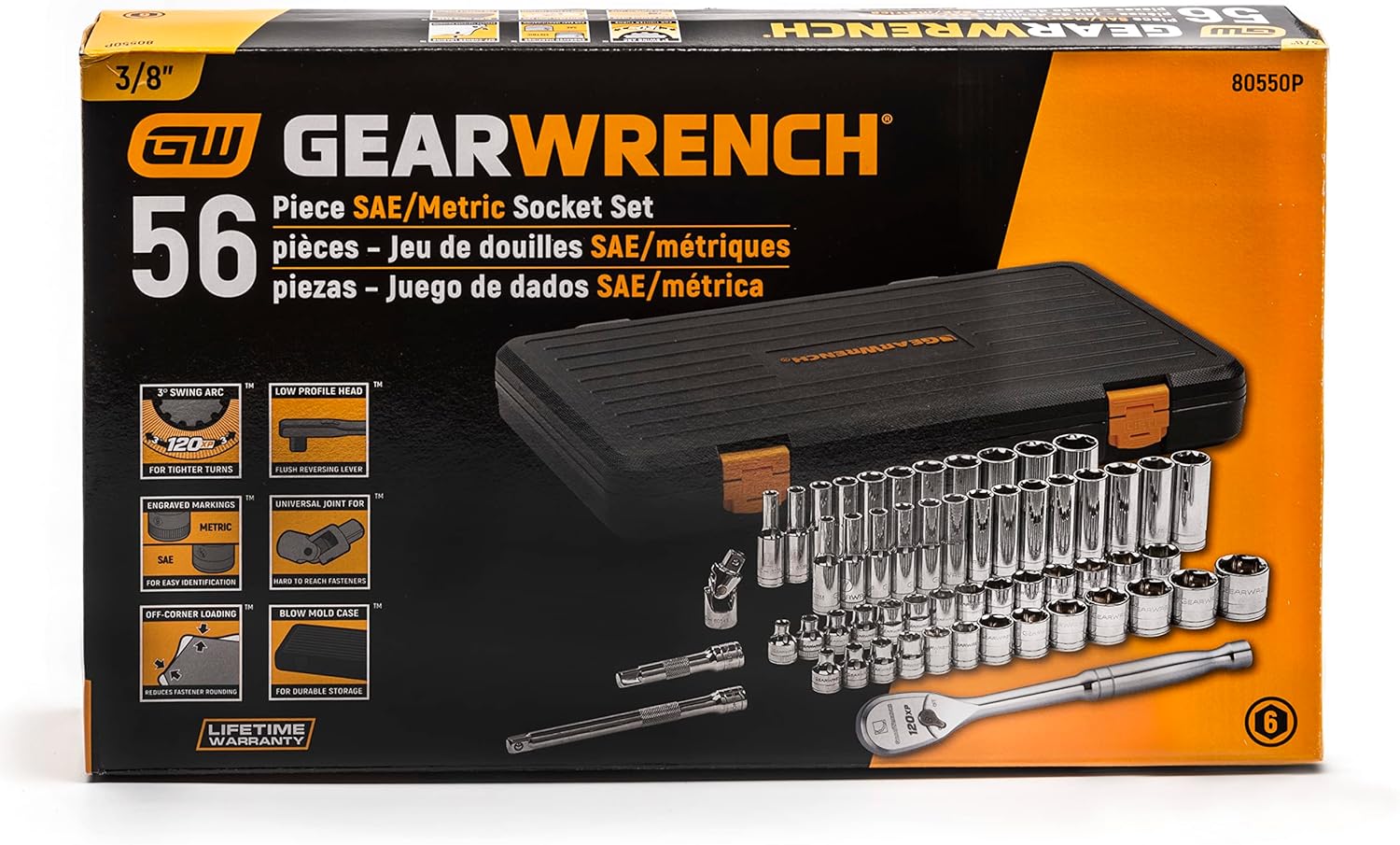 GEARWRENCH56 Pc. 3/8