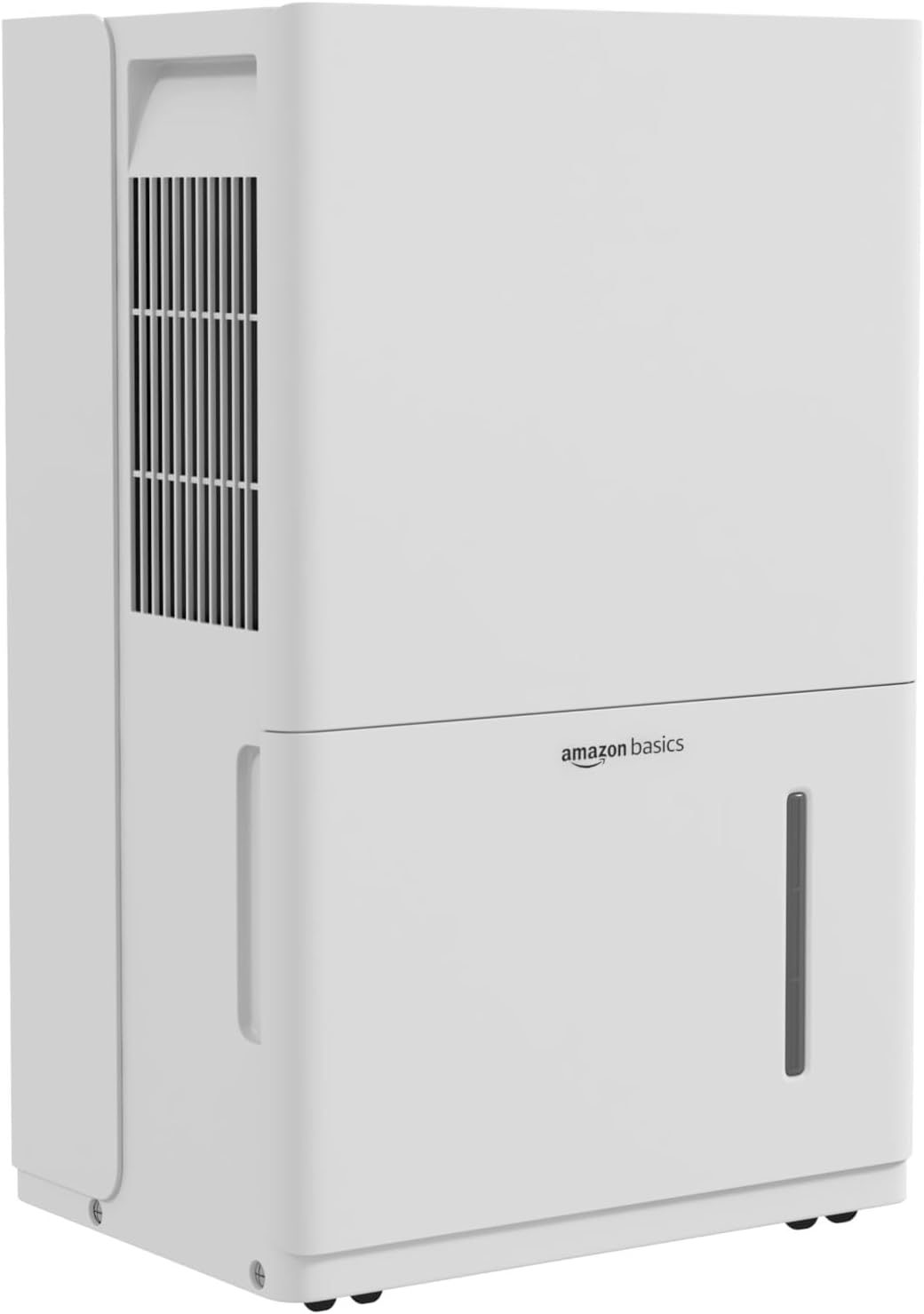 Amazon Basics 35-Pint Large Dehumidifier for Home, Humidity Control, Auto-Defrost, Timer, Overflow Protection, for Rooms up to 2500 SFT, White