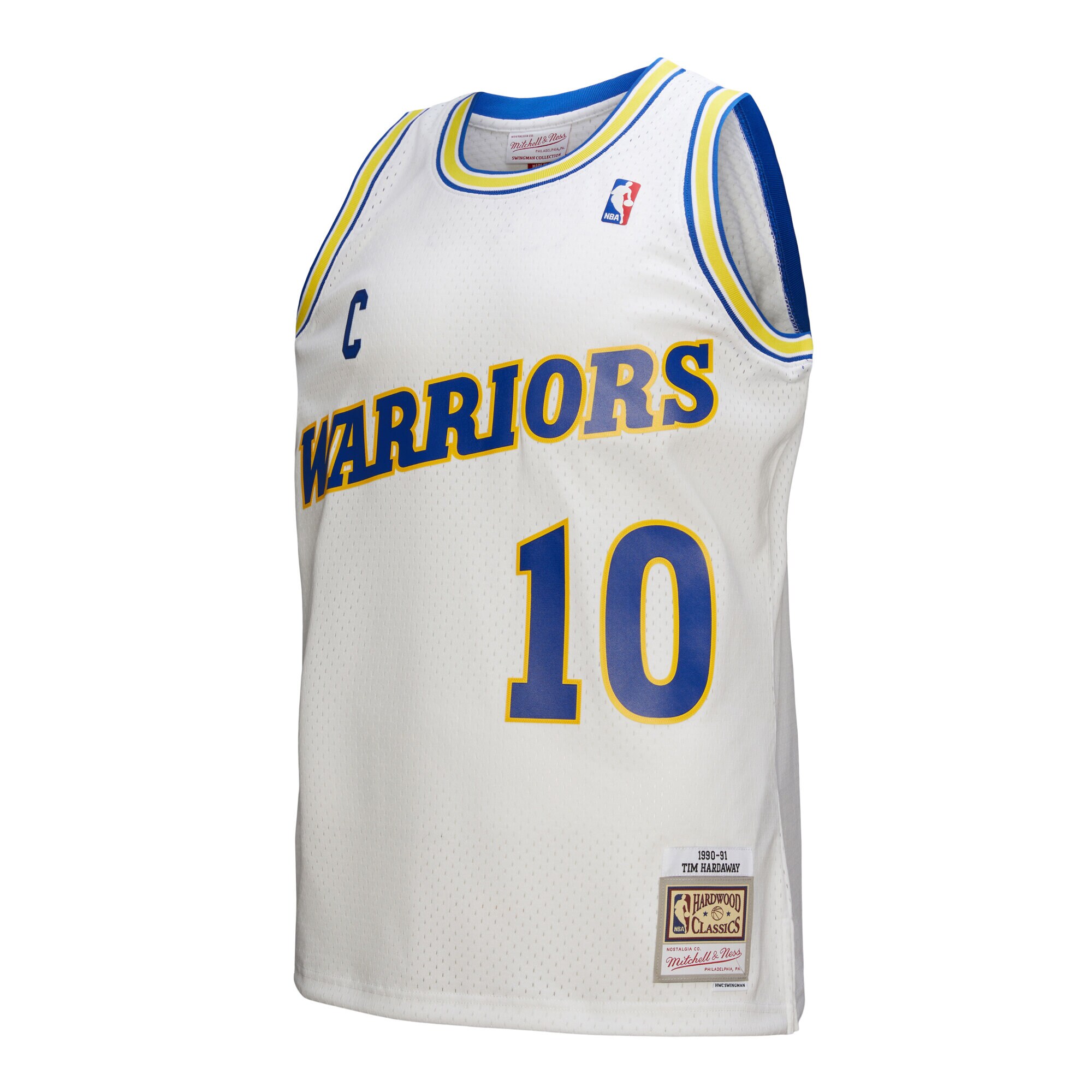 Tim Hardaway Golden State Warriors Mitchell & Ness Hardwood Classics 1990/91 Swingman Jersey - White