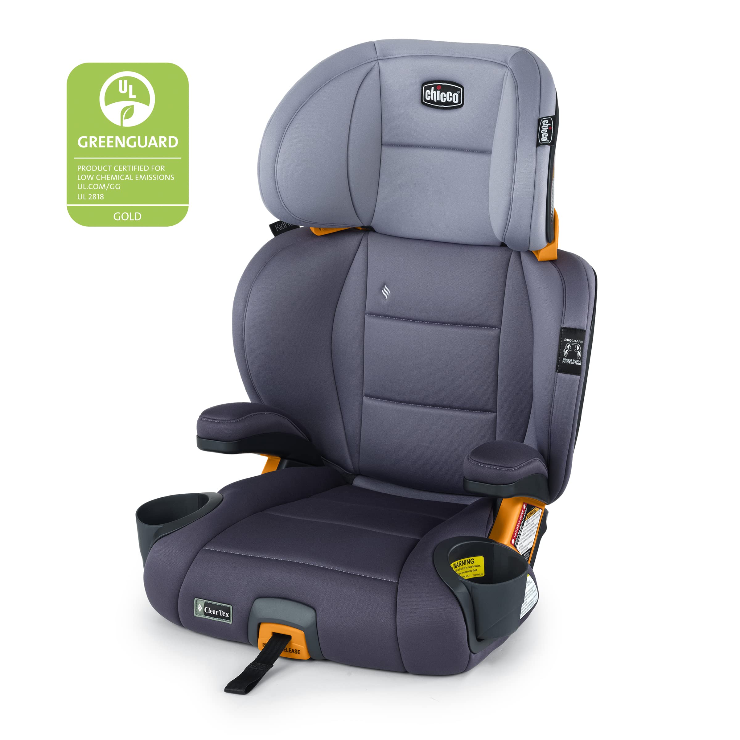 CHICCO KidFit ClearTex Plus 2-in-1 Booster Car Seat, Lilac