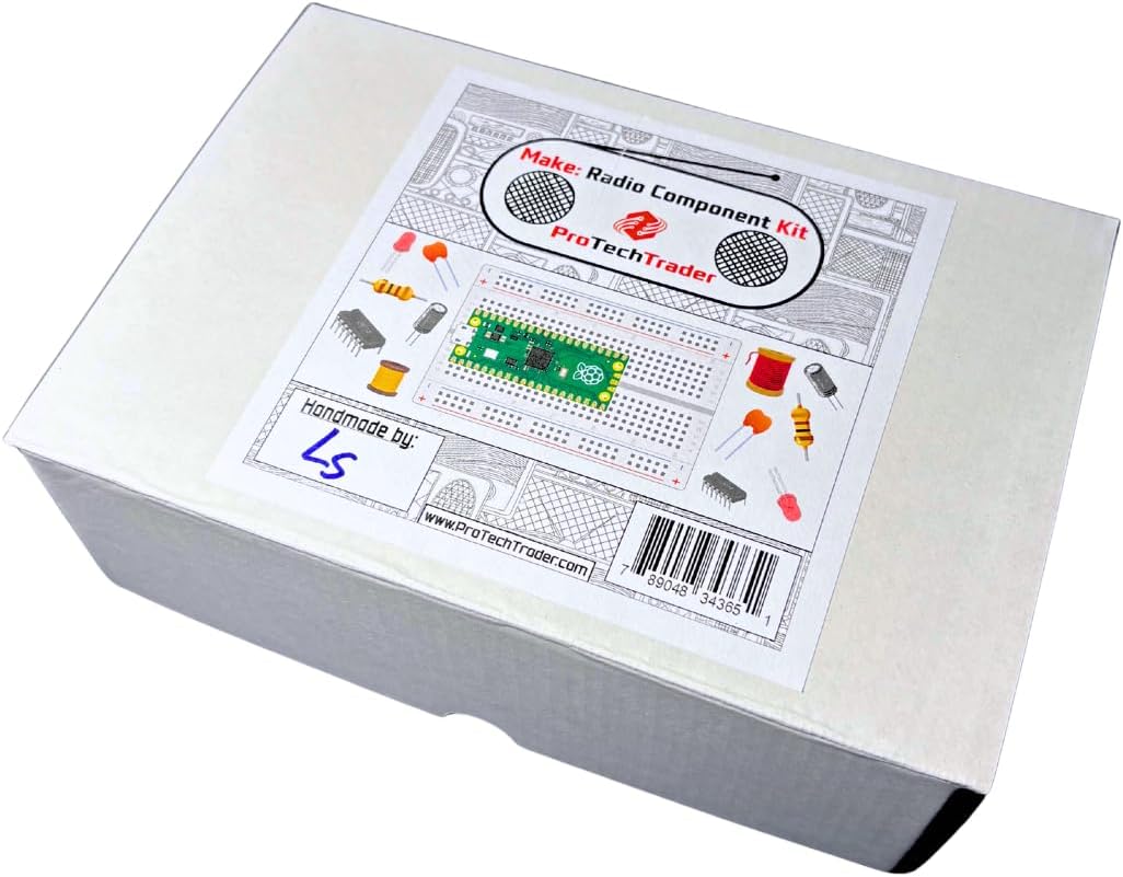 Make: Radio Electronics Kit Component Pack and Book Bundle | Follows Experiments, DIY Projects, Circuits from 2024 Paperback by Fredrik Jansson Charles Platt