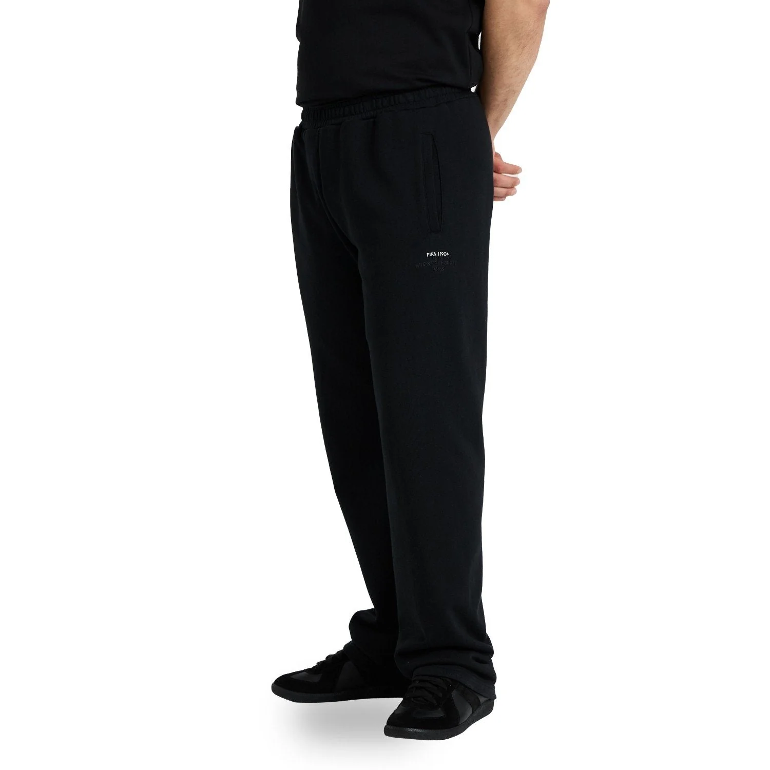 FIFA 1904 Stacked Black Sweatpants - Unisex