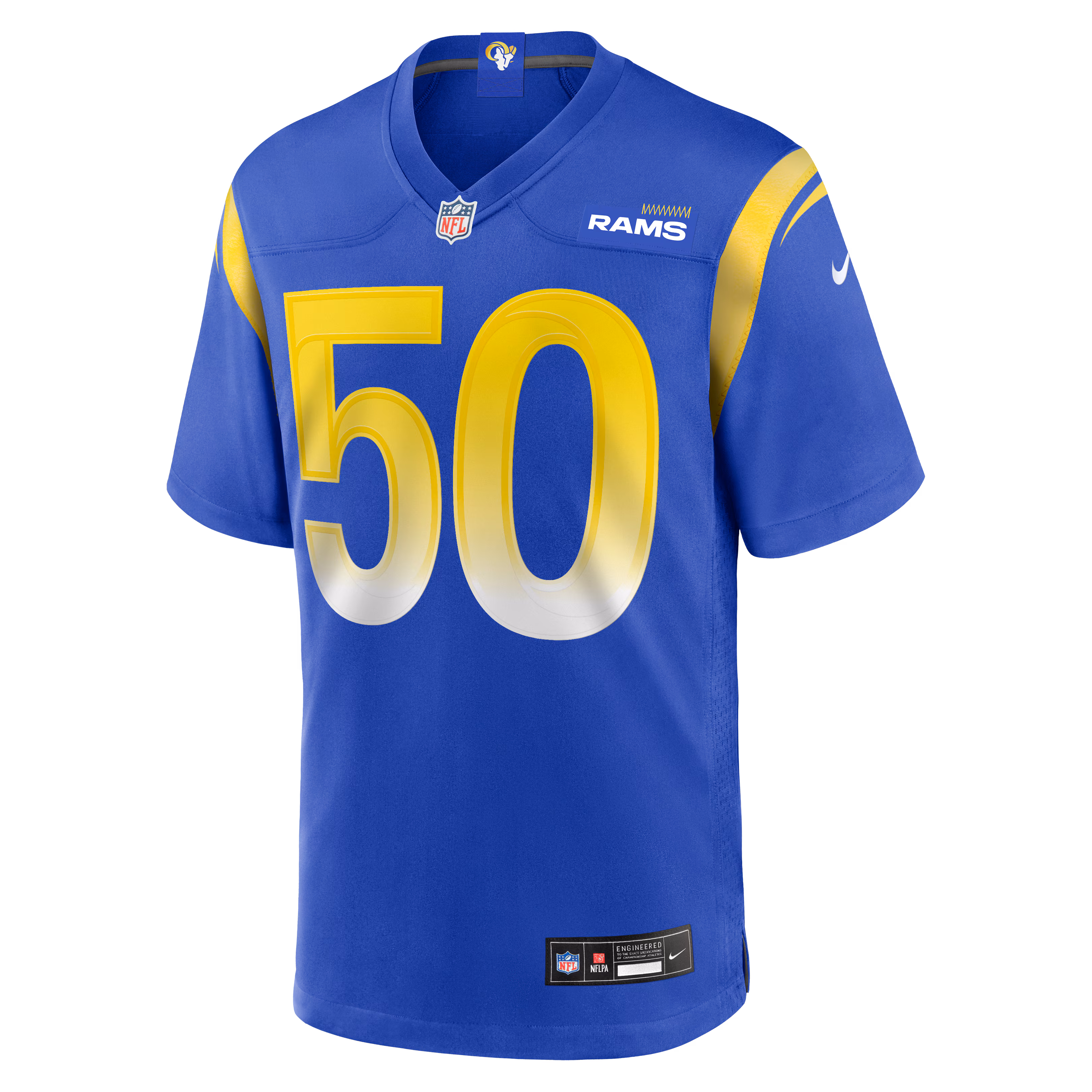 Beaux Limmer Los Angeles Rams Nike Team Game Jersey -  Royal