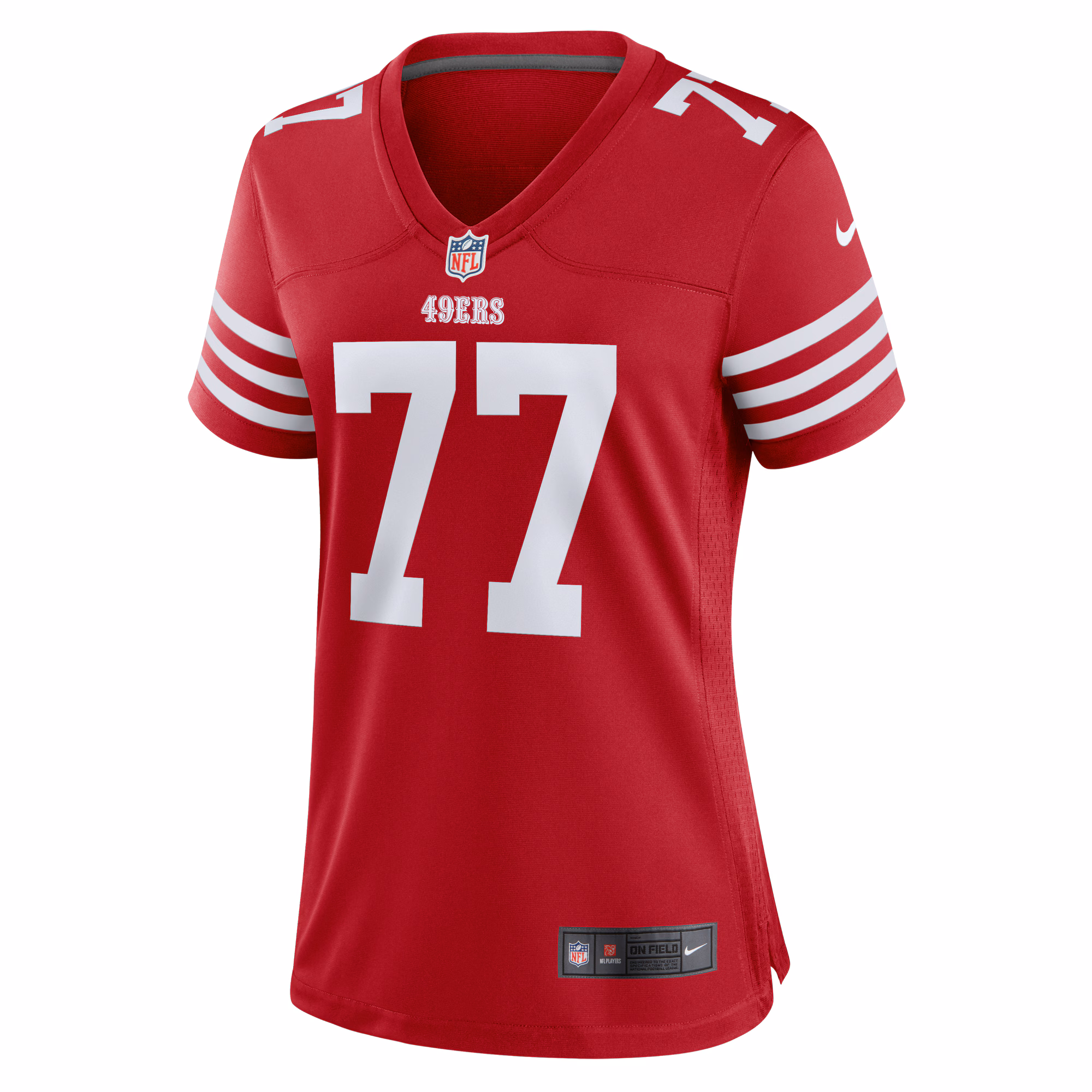 Dominick Puni San Francisco 49ers Nike Women's Team Game Jersey -  Scarlet