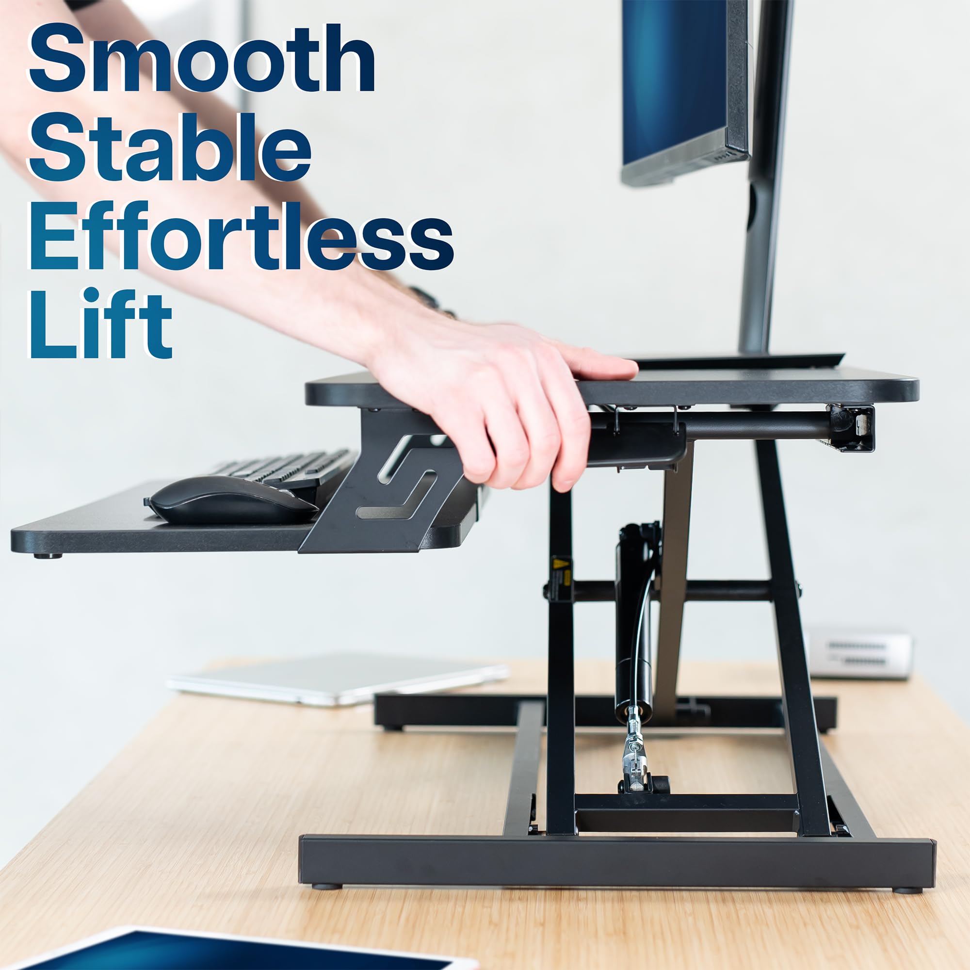 VIVO Height Adjustable Stand Up Desk Converter 32