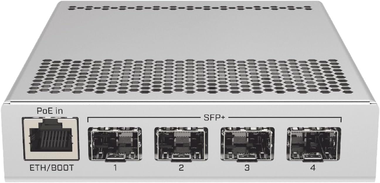 MikroTik CRS305-1G-4S+in Network Switch Managed Gigabit Ethernet (10/100/1000) Ethernet Power (PoE) White