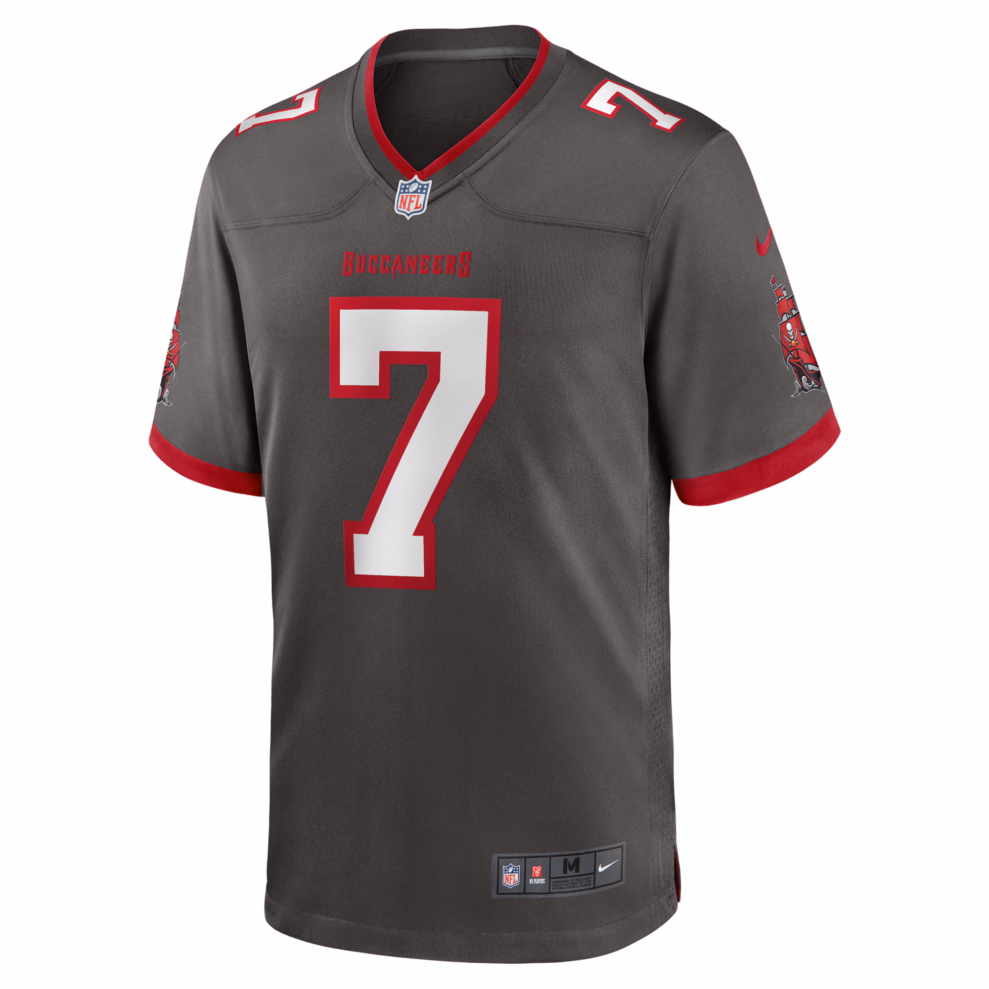 Bucky Irving Tampa Bay Buccaneers Nike Alternate Game Jersey -  Pewter