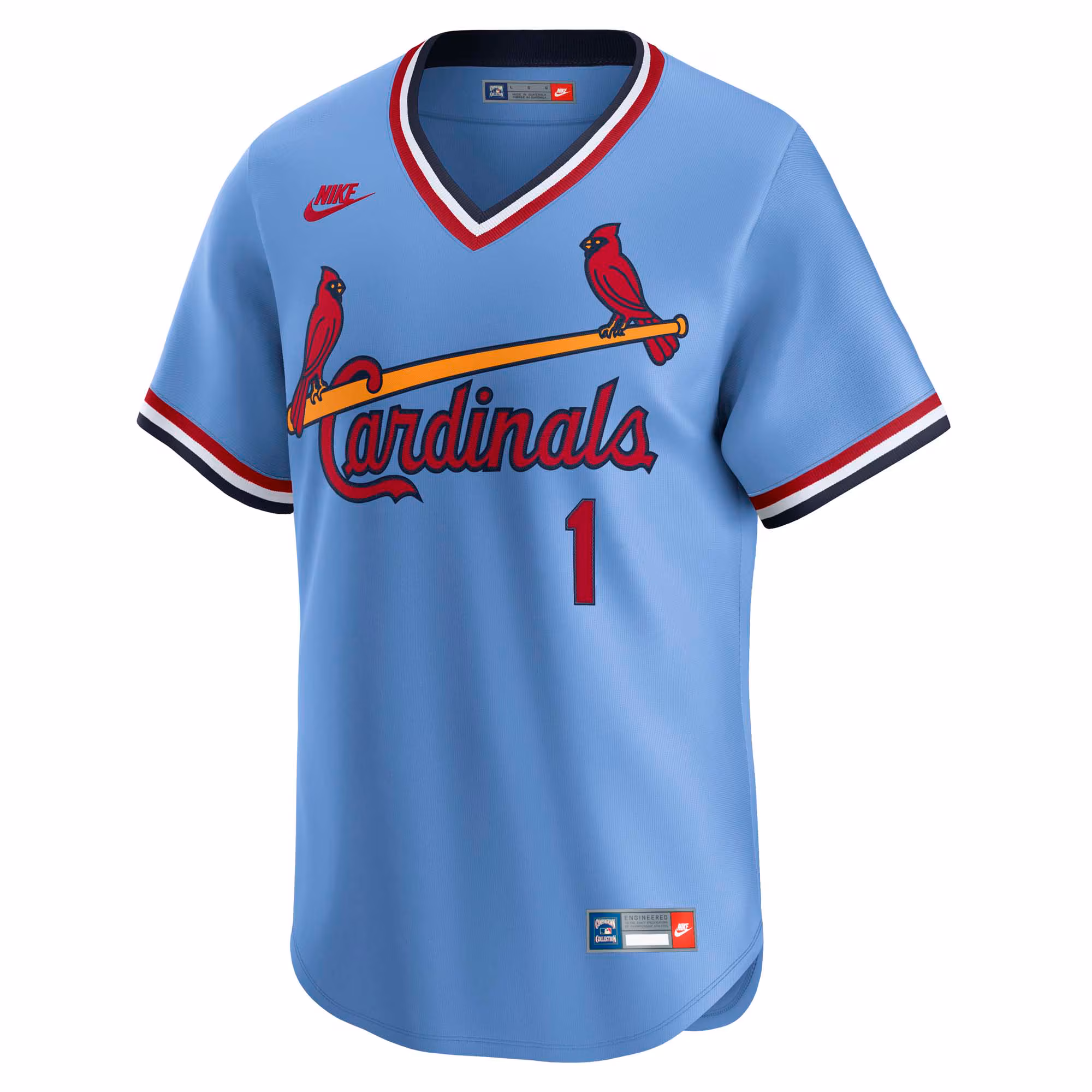 Ozzie Smith St. Louis Cardinals Nike Throwback Cooperstown Collection Limited Jersey - Blue