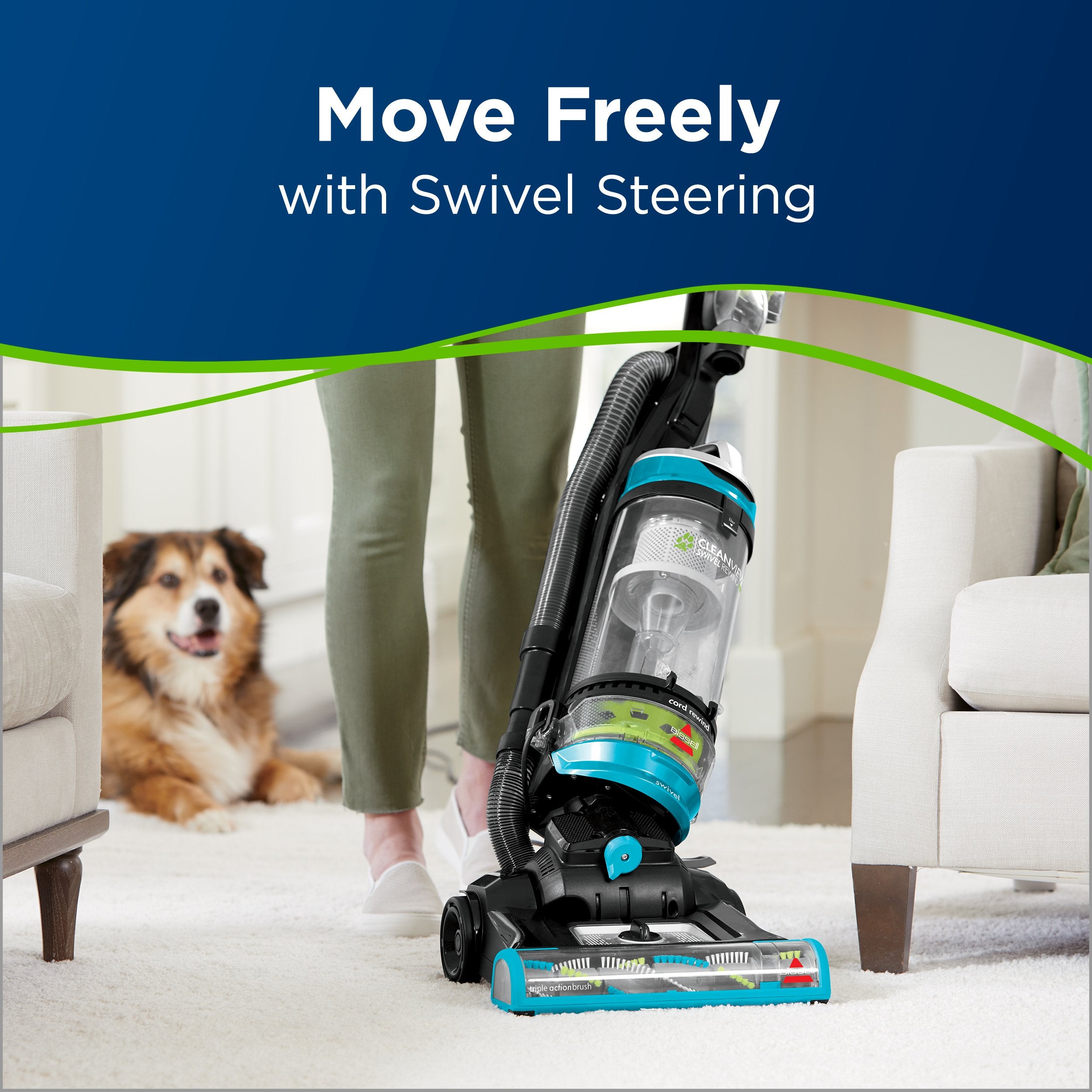 BISSELL 2254 CleanView Swivel Pet Upright Vacuum Cleaner
