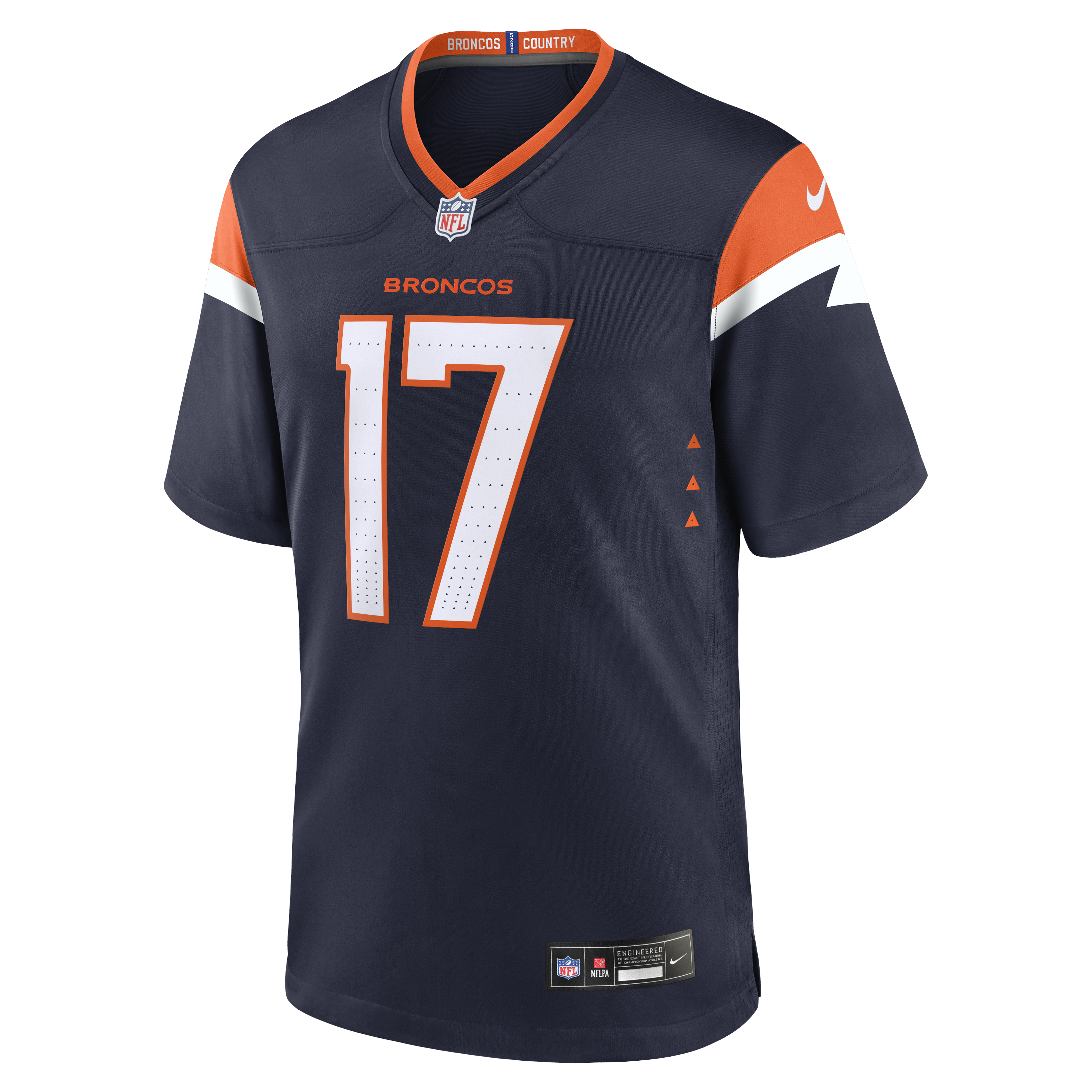 Jaylen Waddle Denver Broncos Nike Alternate Game Jersey -  Navy