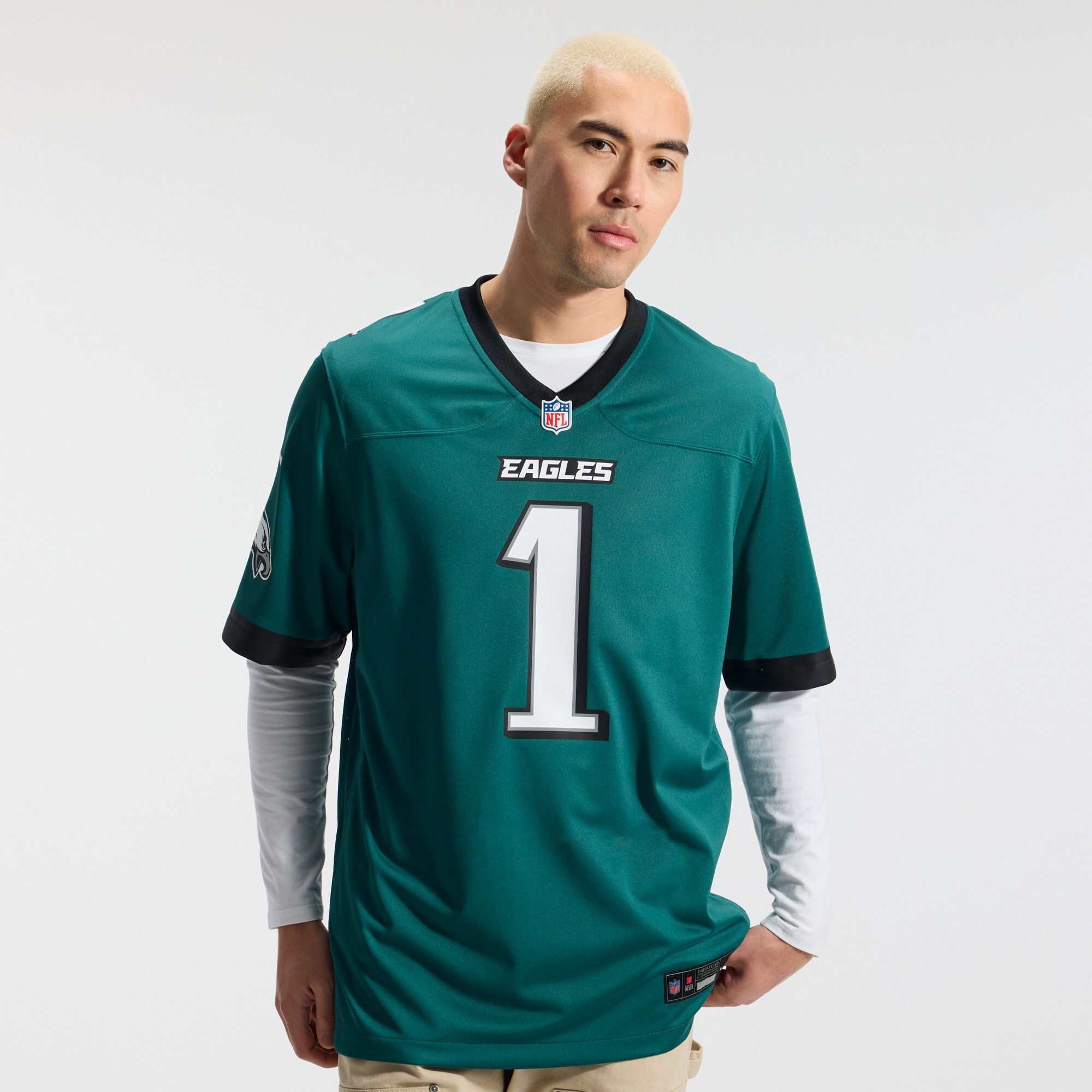 Jalen Hurts Philadelphia Eagles Nike Team Game Jersey -  Midnight Green