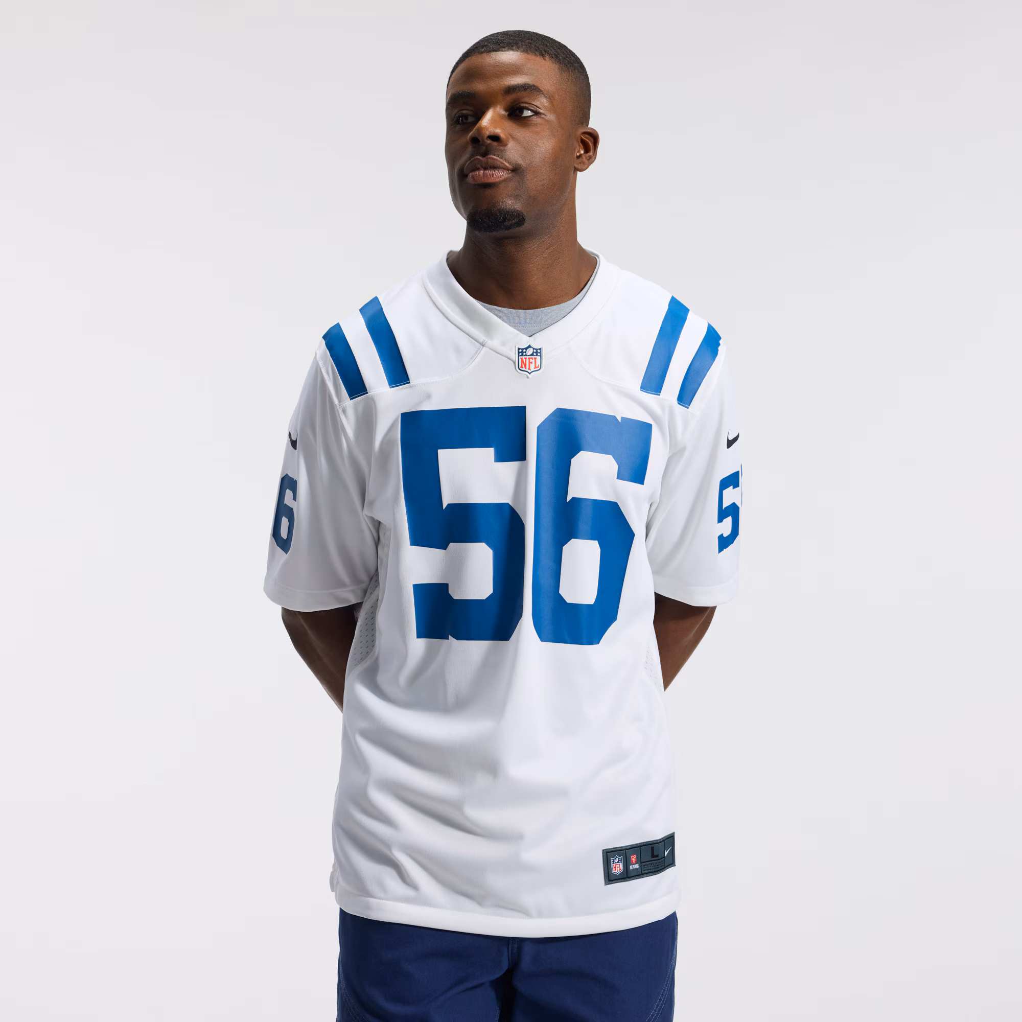 Quenton Nelson Indianapolis Colts Nike Game Player Jersey - White