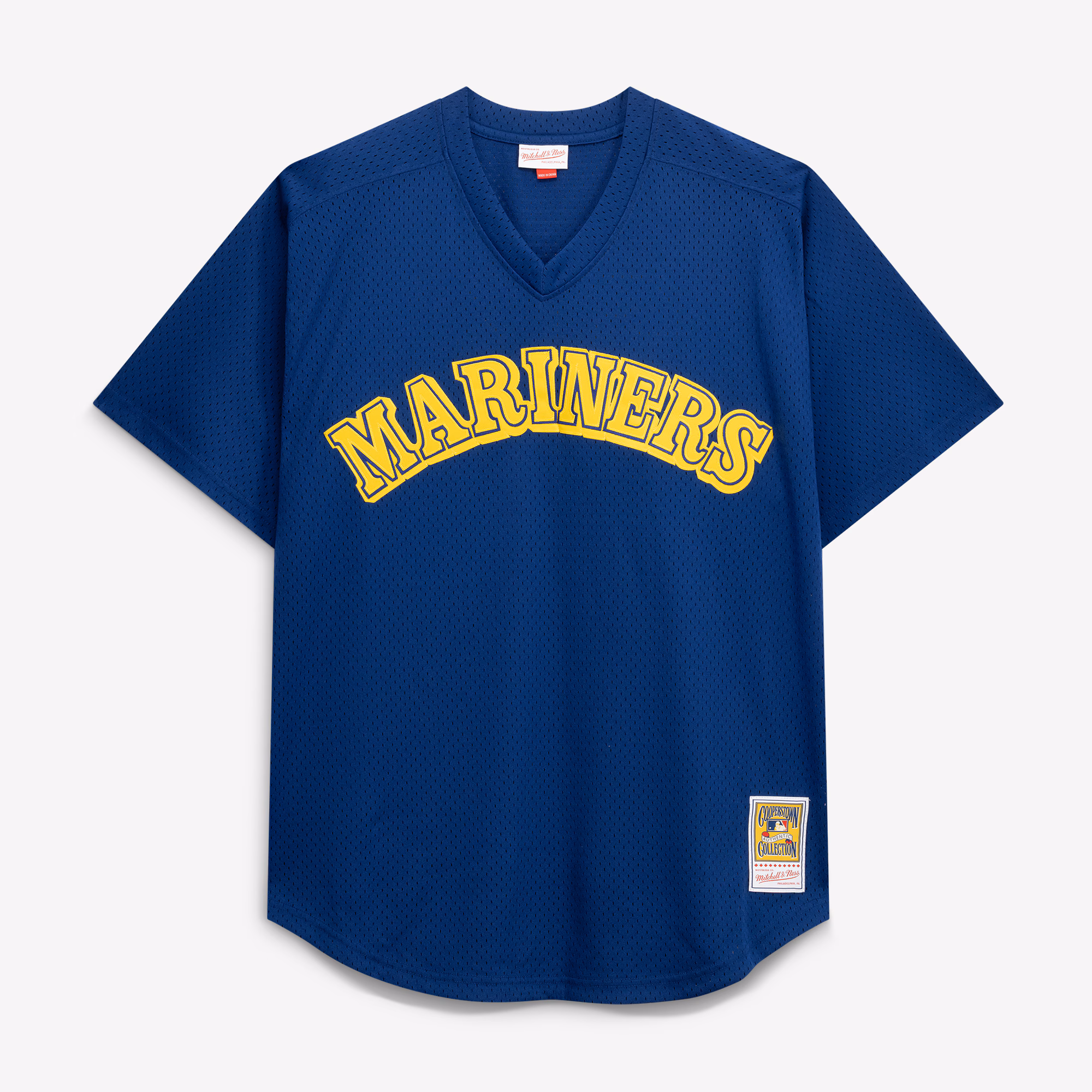 Ken Griffey Jr. Seattle Mariners Mitchell & Ness Big & Tall Cooperstown Collection Mesh Batting Practice Jersey - Royal