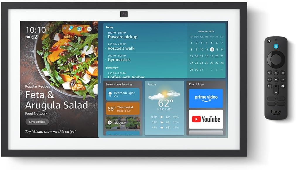 Amazon Echo Show 15 (newest model), Full HD 15.6