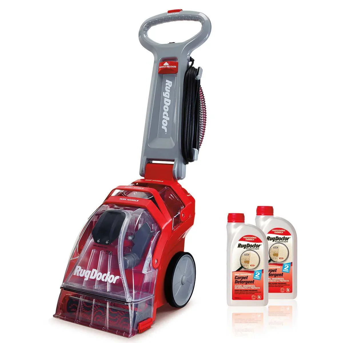 Rug Doctor Deep Carpet Cleaner with 2 x 1L Carpet Detergent sgtnighsdesigns