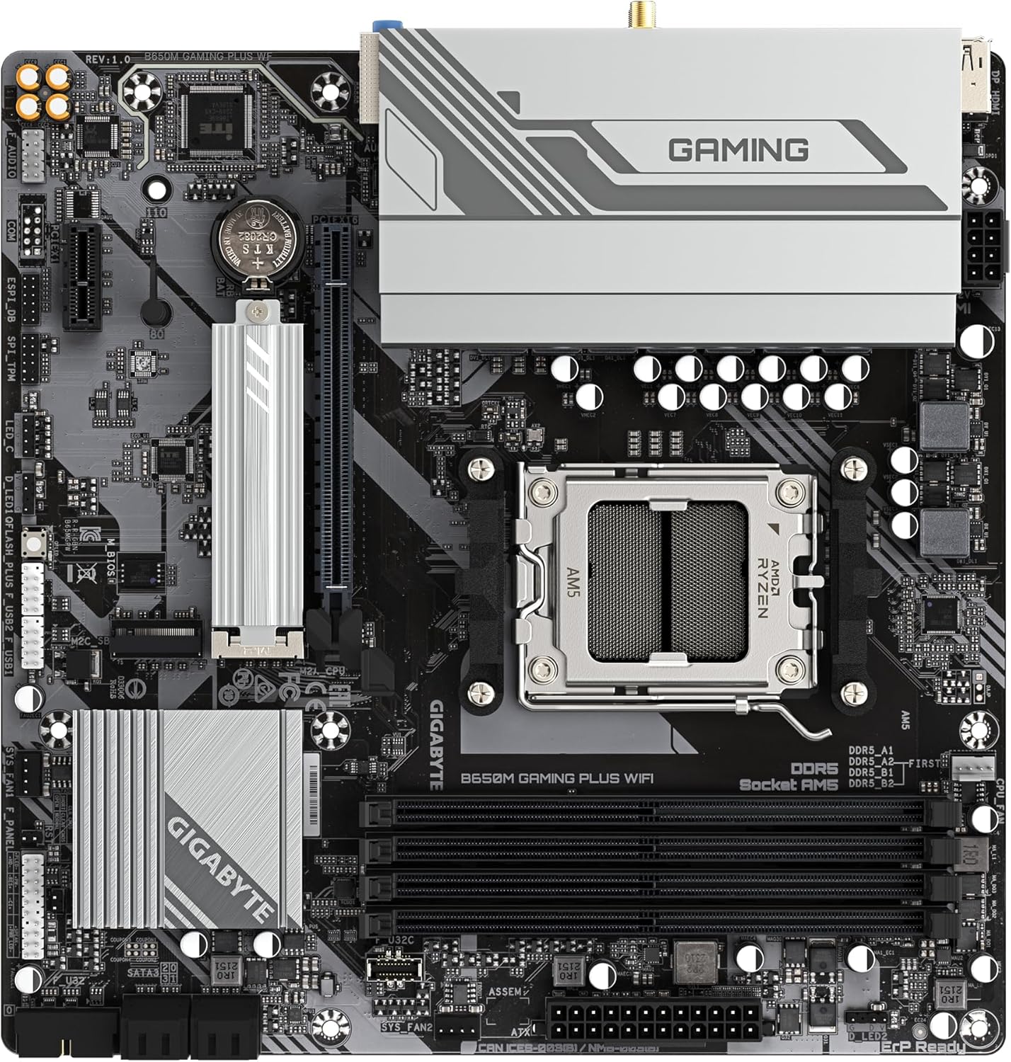 Gigabyte GA-B650M Gaming Plus WF (AM5) (D)