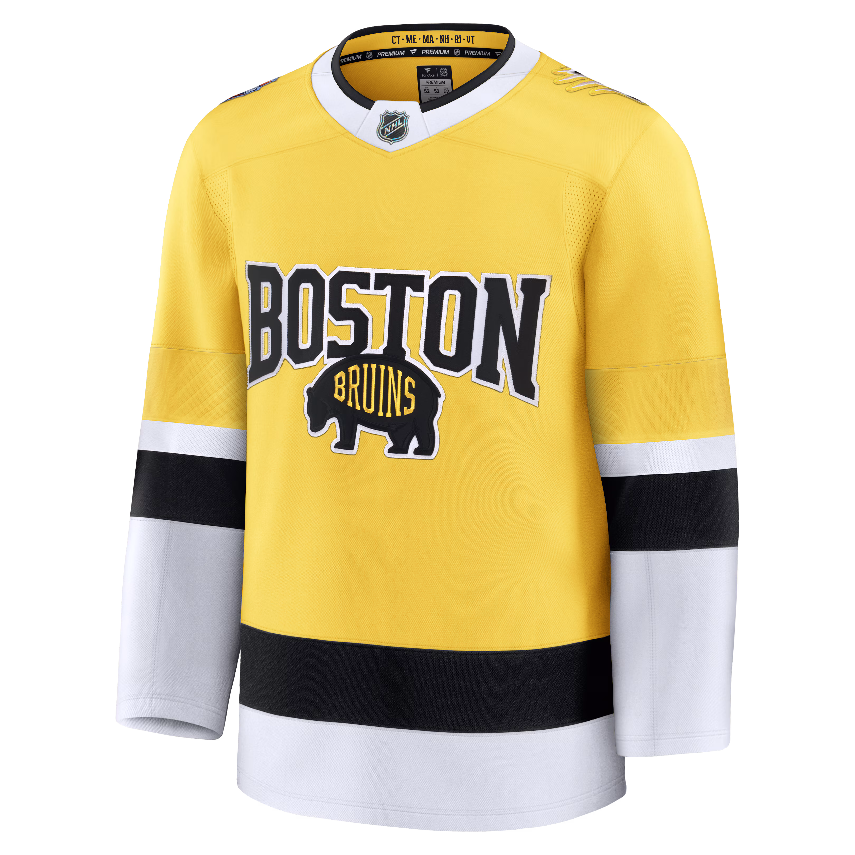 Boston Bruins Fanatics 2026 NHL Stadium Series Premium Custom Jersey - Gold