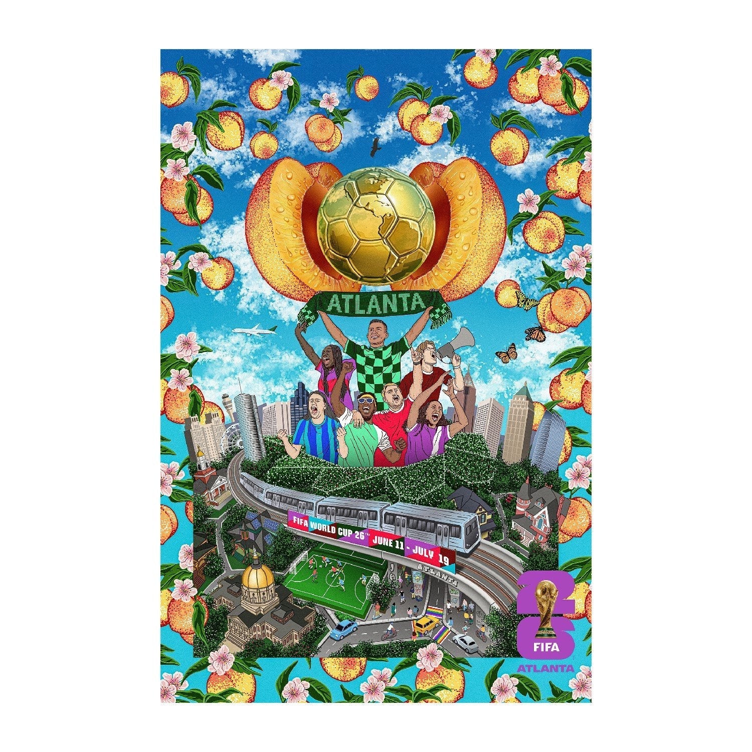 FIFA World Cup 2026™ Atlanta Host City Poster