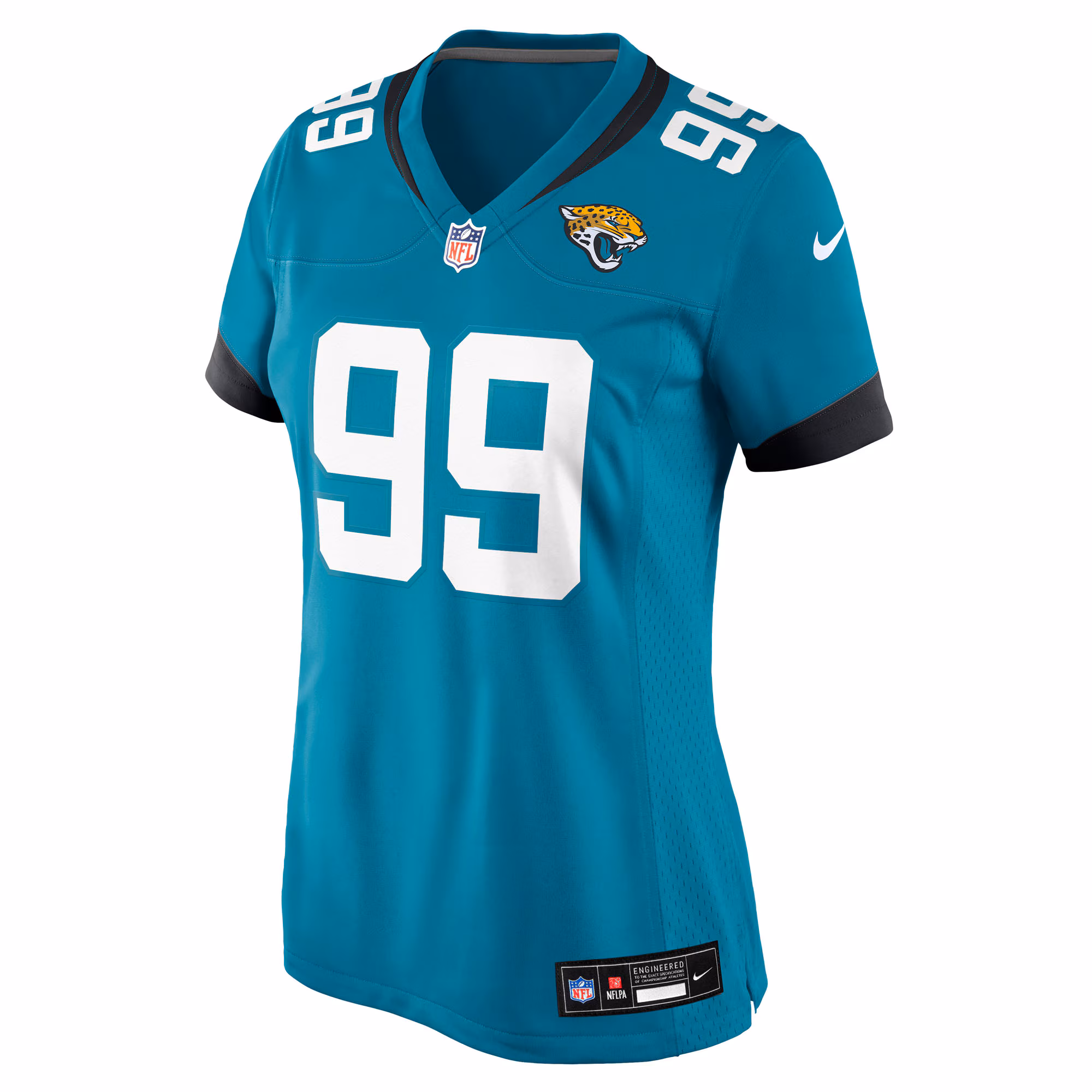 Austin Johnson Jacksonville Jaguars Nike Women's Team Game Jersey -  Teal