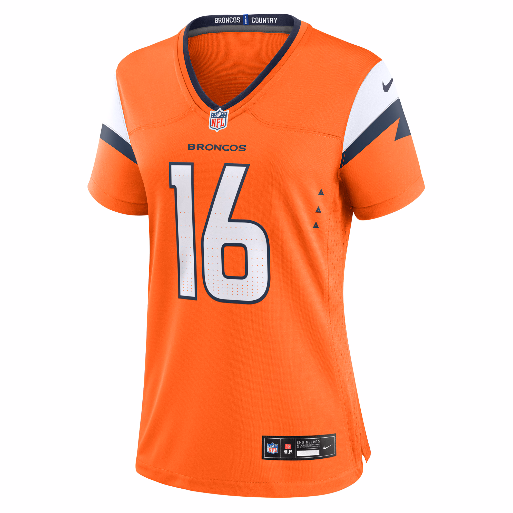 Troy Franklin Denver Broncos Nike Women's Team Game Jersey -  Orange