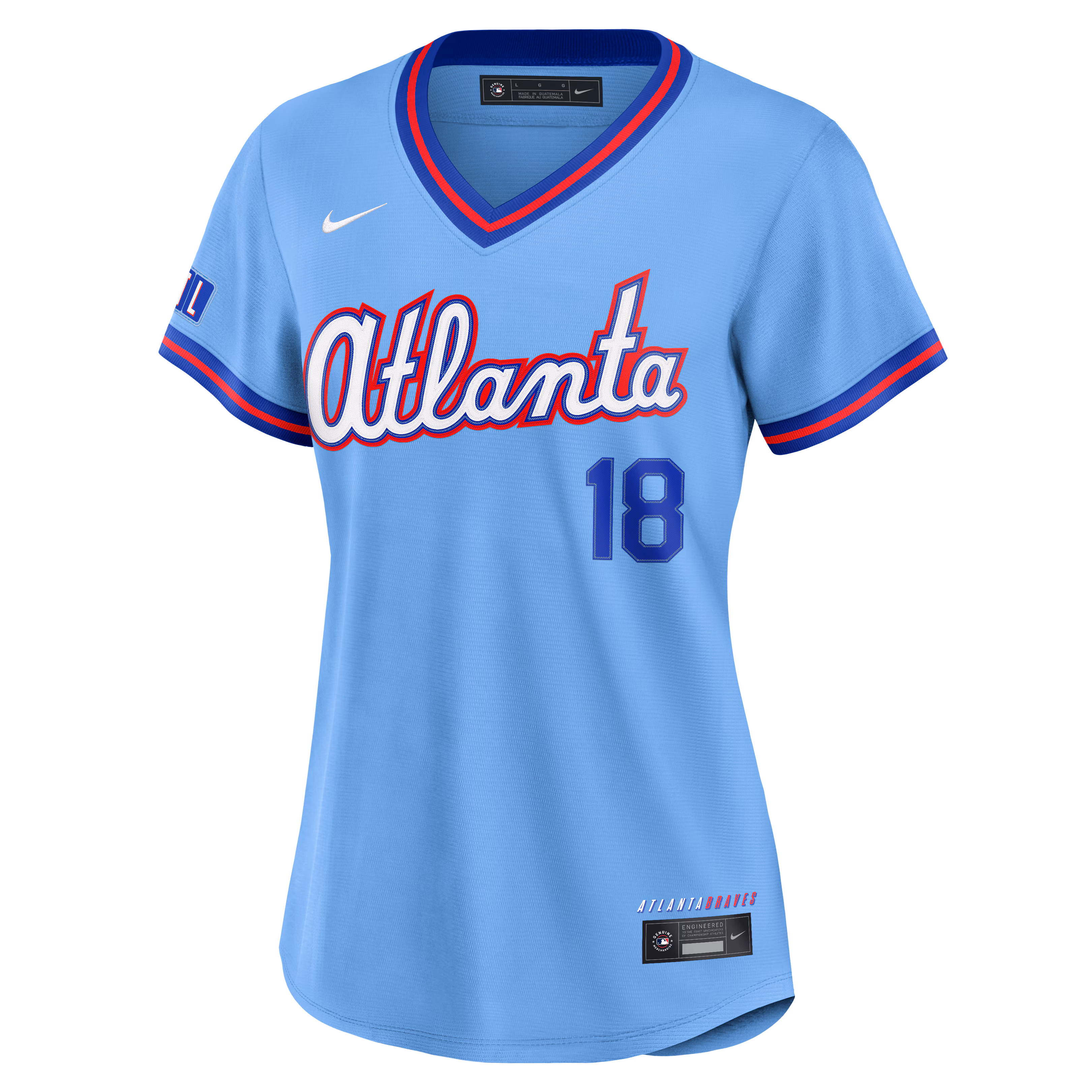 Mike Yastrzemski Atlanta Braves Nike Women's 2026 City Connect Stadium Jersey - Powder Blue