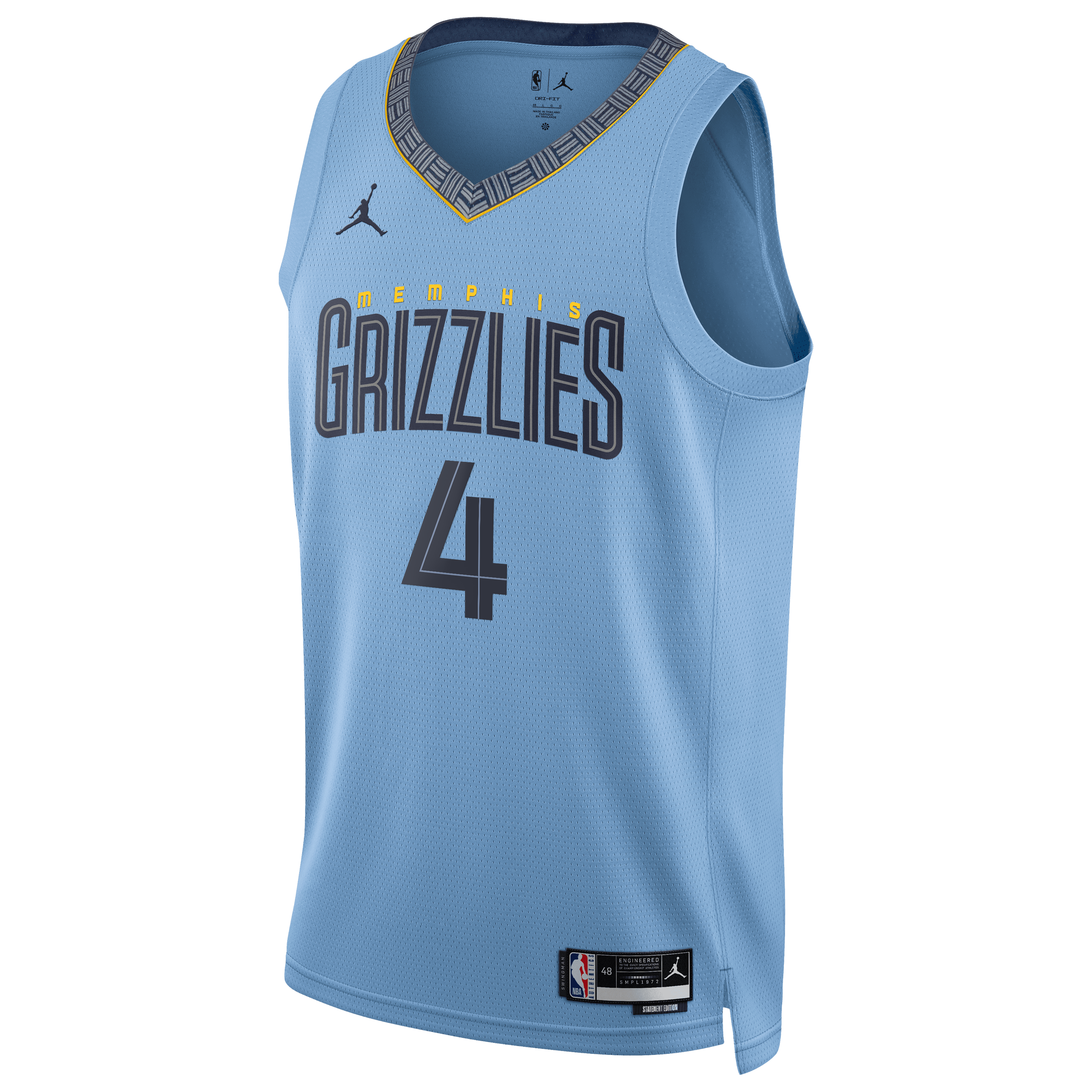 Walter Clayton Jr. Memphis Grizzlies Jordan Brand Unisex Swingman Jersey - Statement Edition - Light Blue