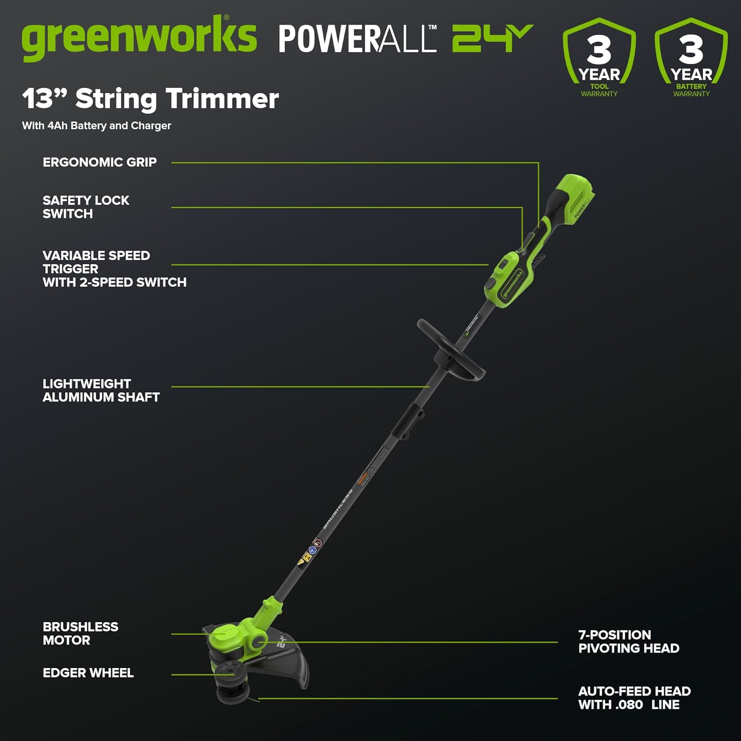 Greenworks 24V 13