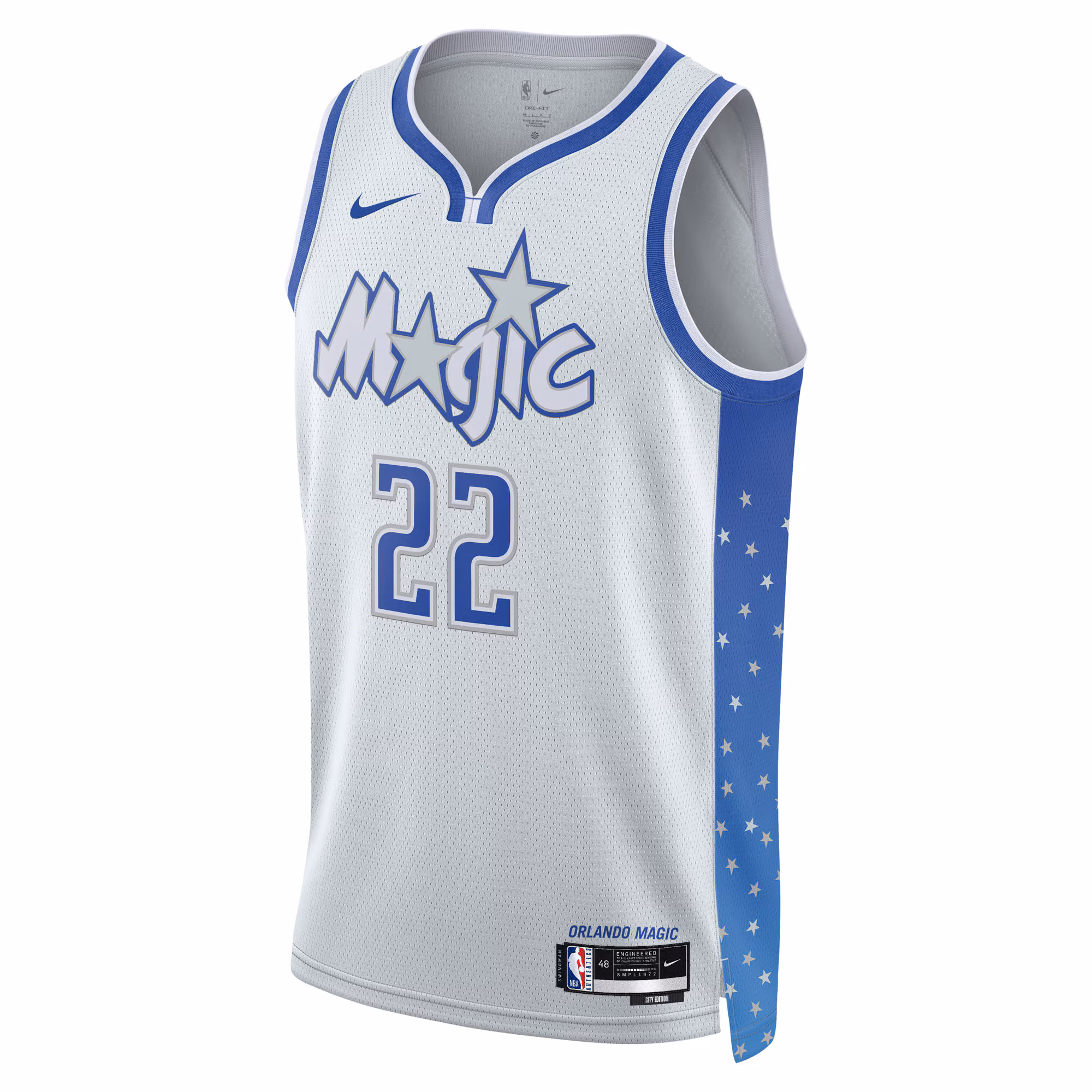 Franz Wagner Orlando Magic Nike Unisex 2025/26 Swingman Jersey - Silver - City Edition