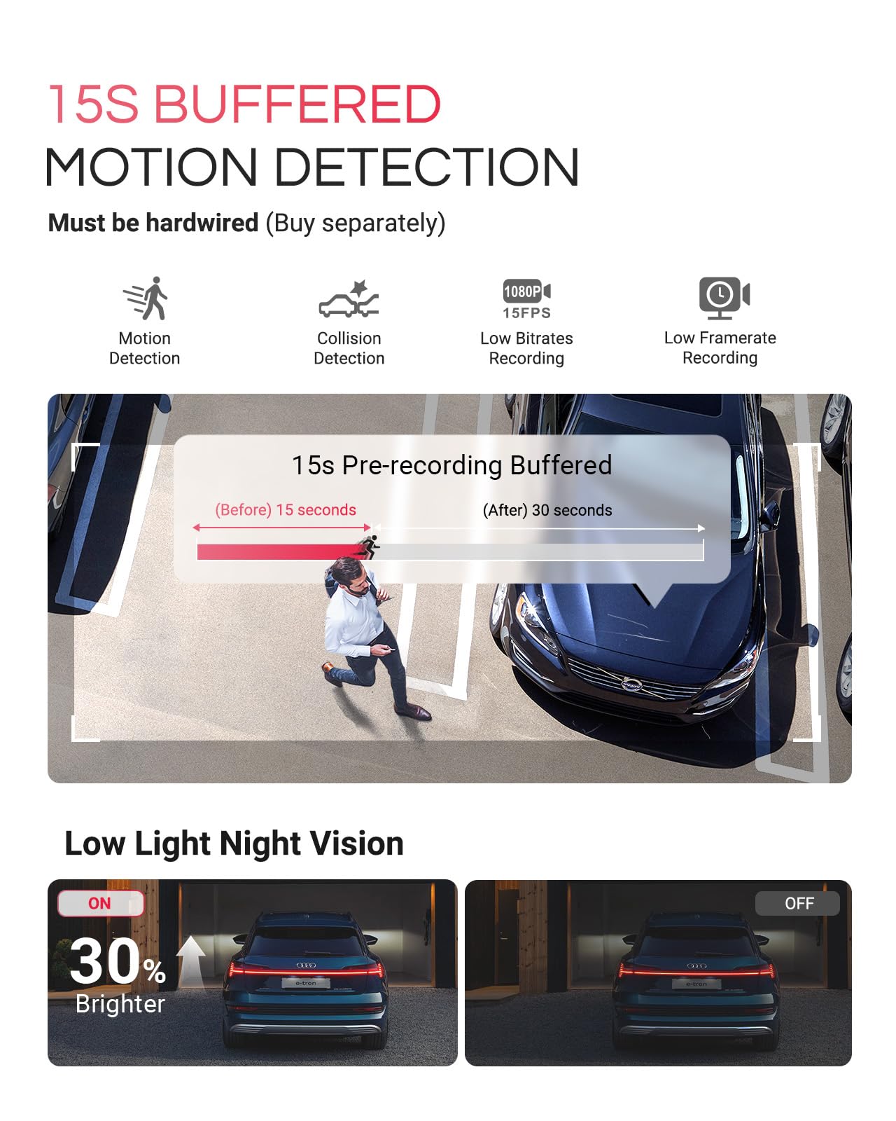 VANTRUE E1 Pro 4K Mini Dash Cam with GPS & Night Vision