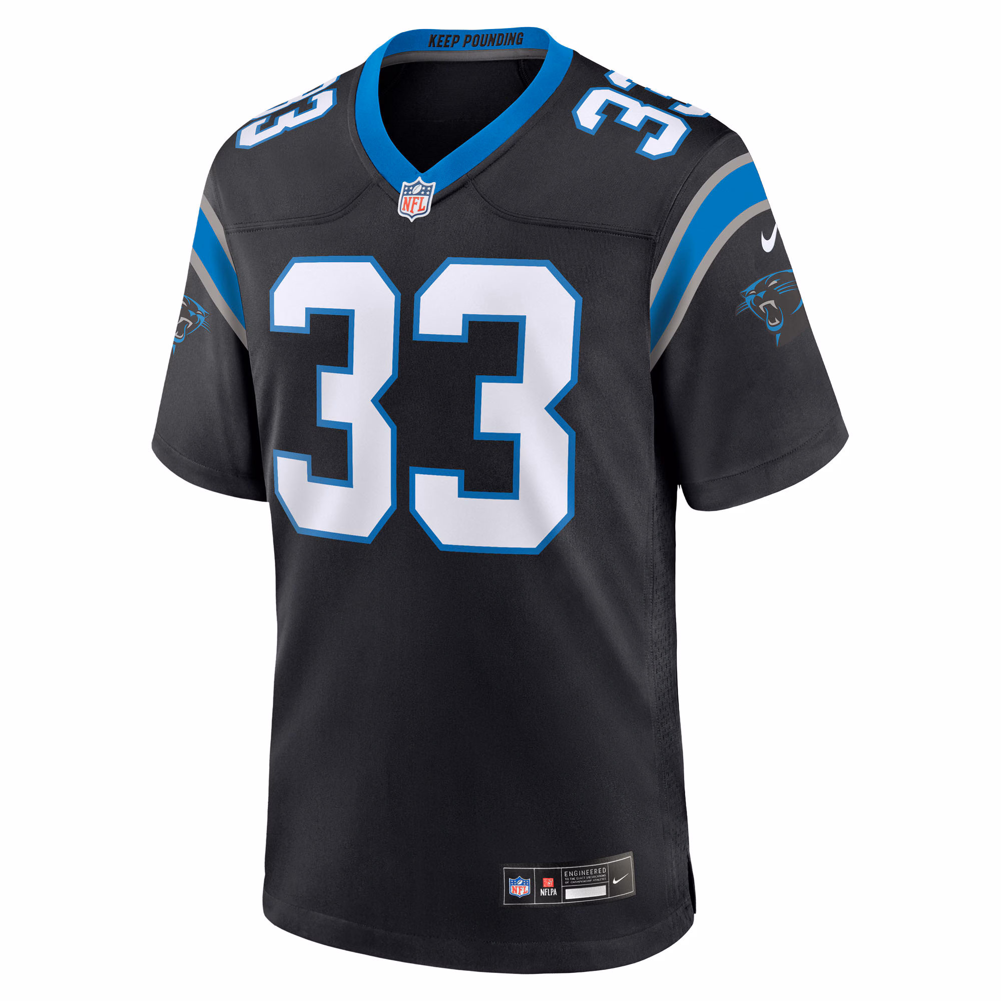 Robert Rochell Carolina Panthers Nike Team Game Jersey -  Black