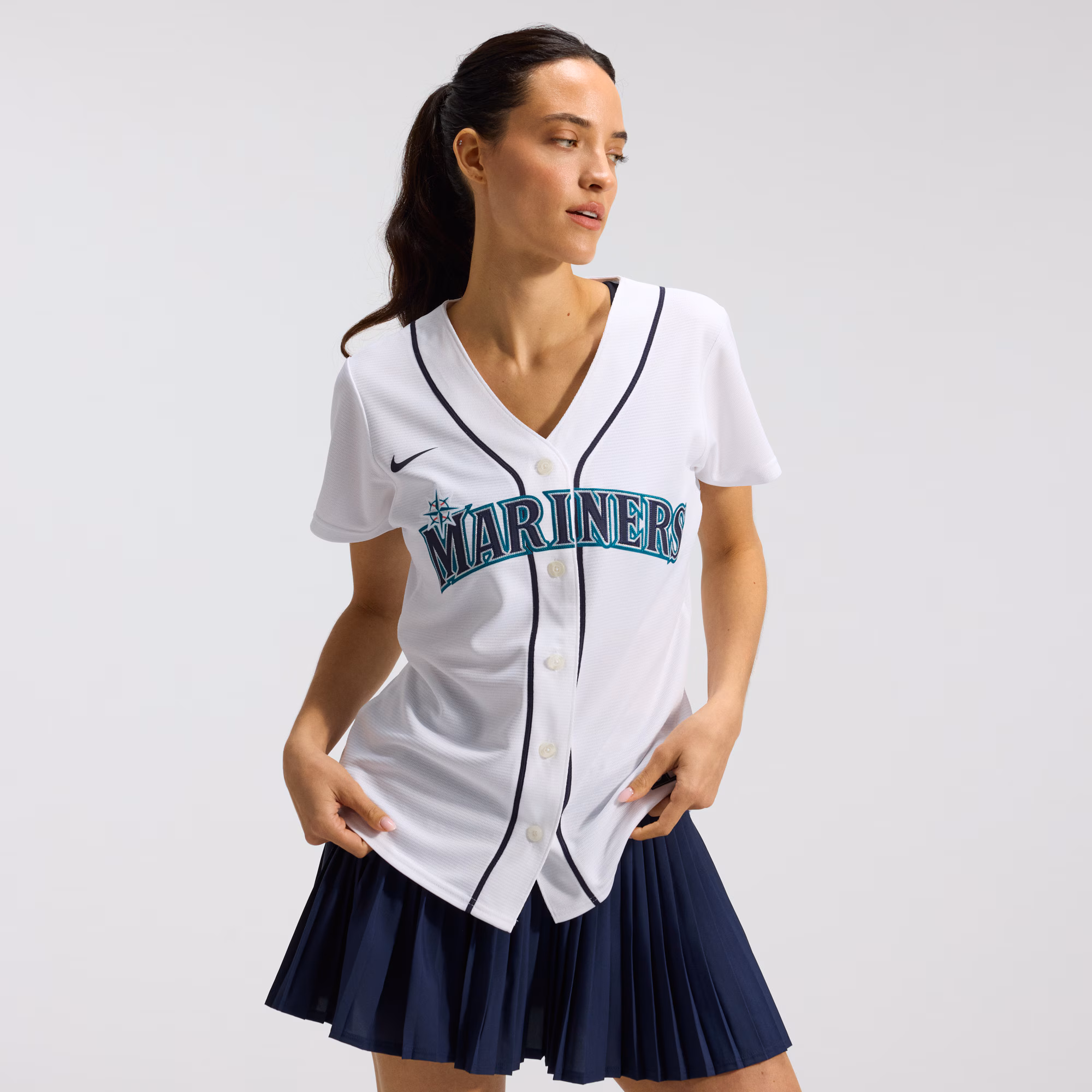 Cal Raleigh Seattle Mariners Nike Women's Home Replica Jersey - White
