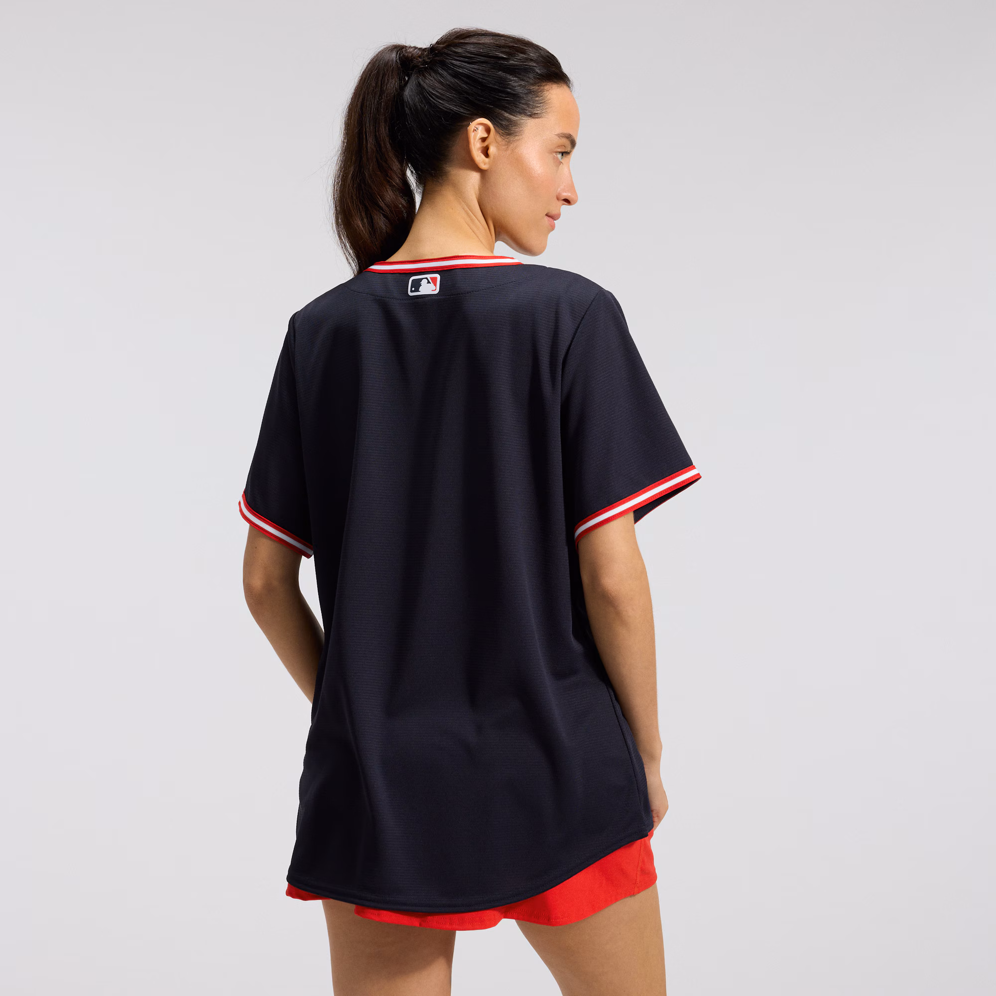 Cleveland Guardians Nike Women's Alternate Replica Jersey - Navy