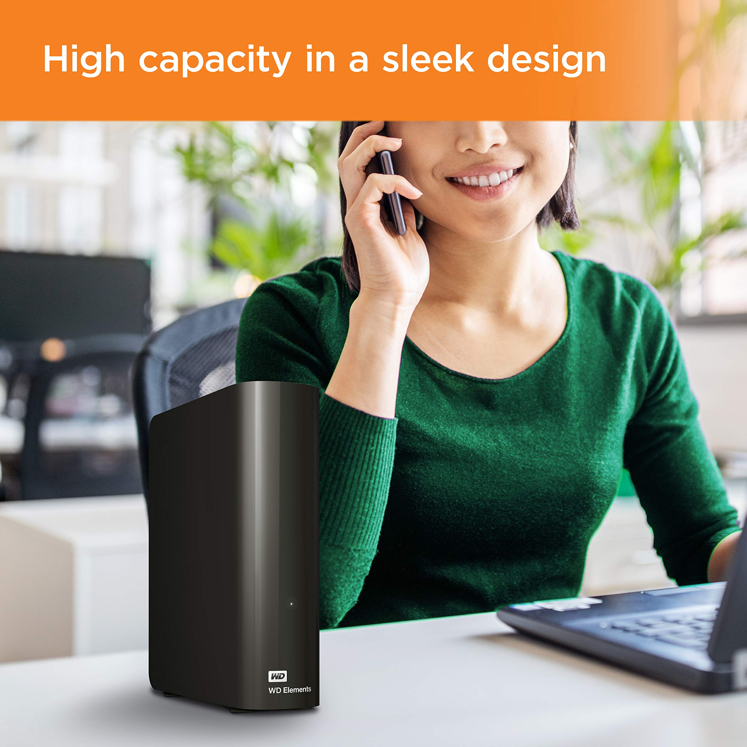 WD Western Digital 8TB Elements External Hard Drive