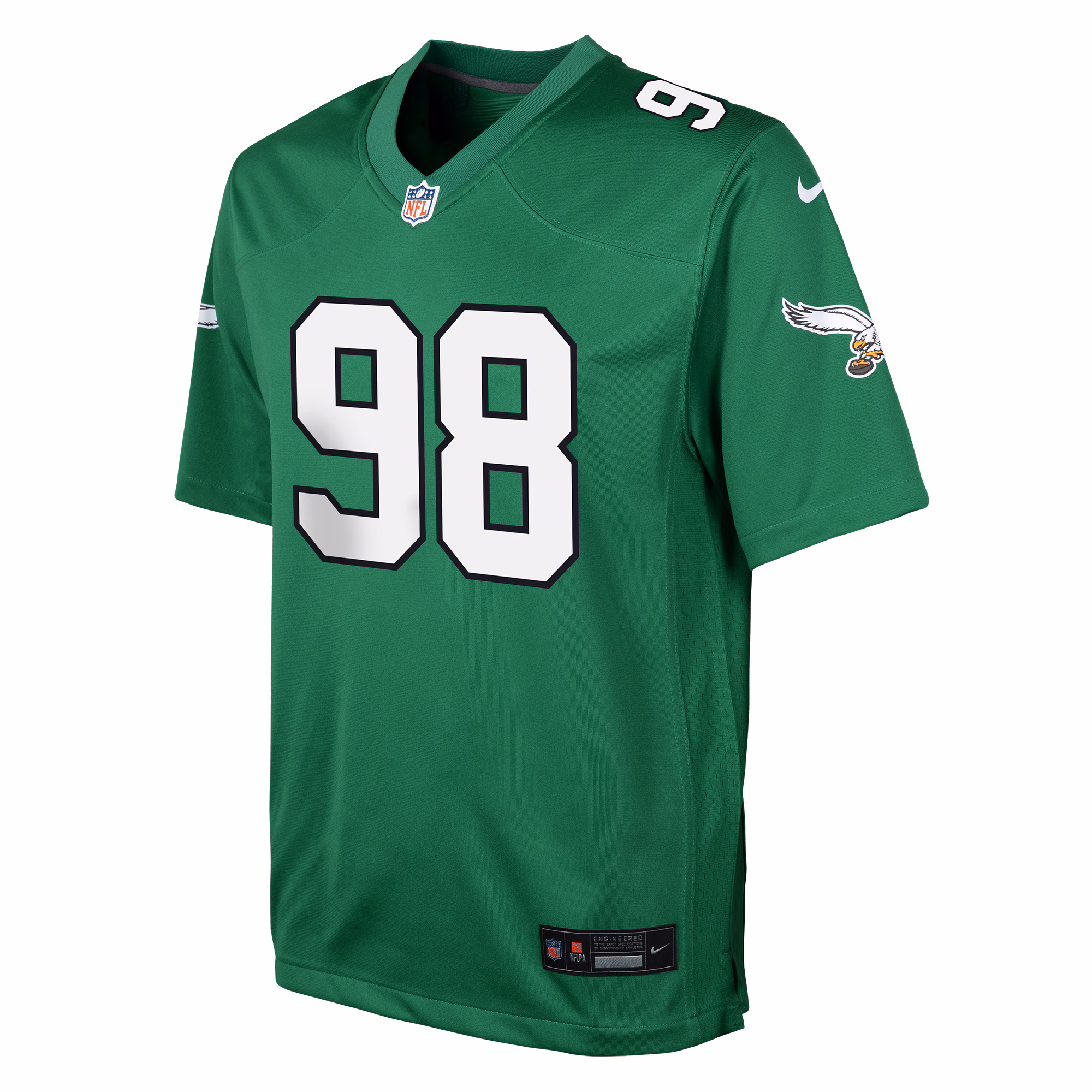 Jalen Carter Philadelphia Eagles Nike Youth Game Jersey - Kelly Green