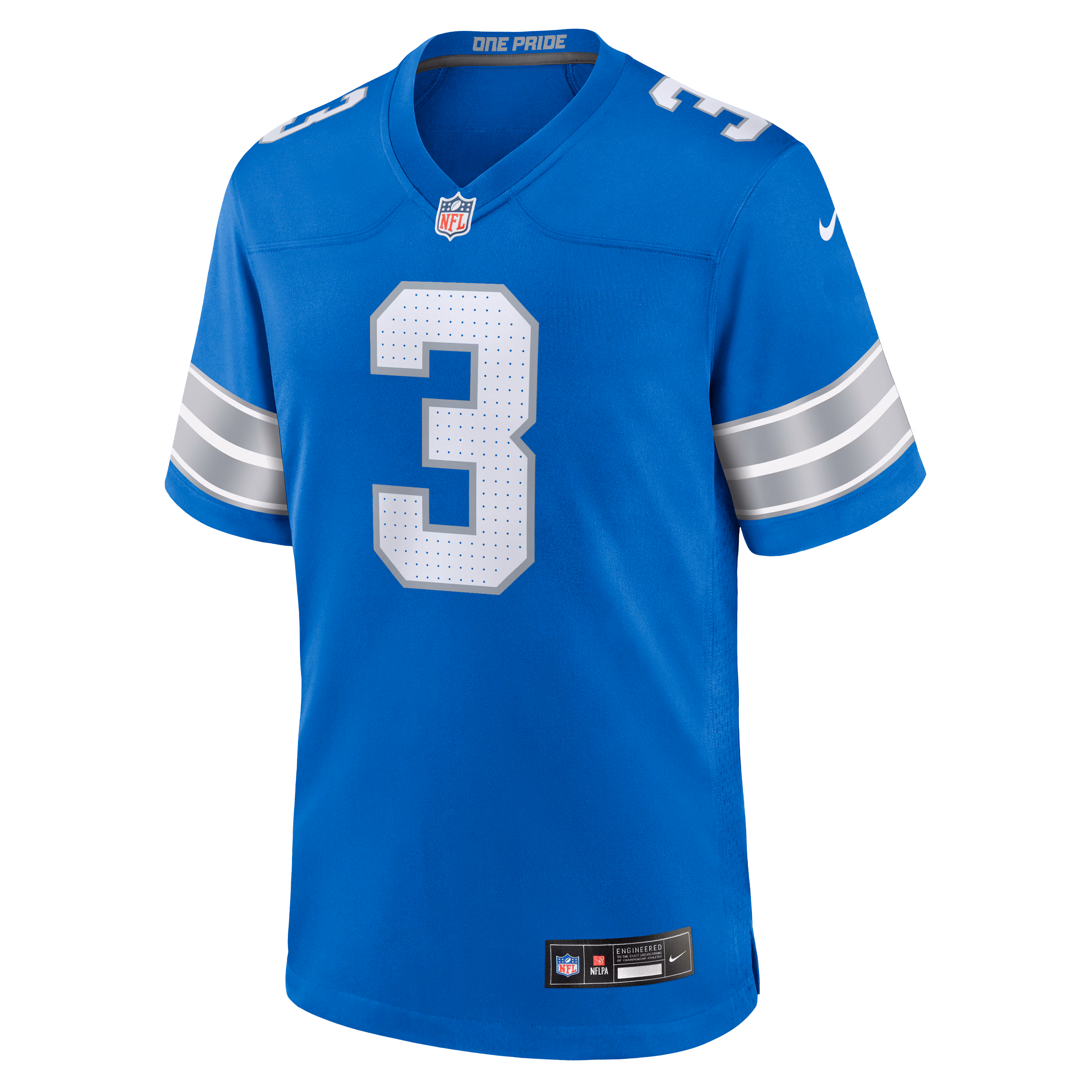 Jack Fox Detroit Lions Nike Team Game Jersey -  Blue