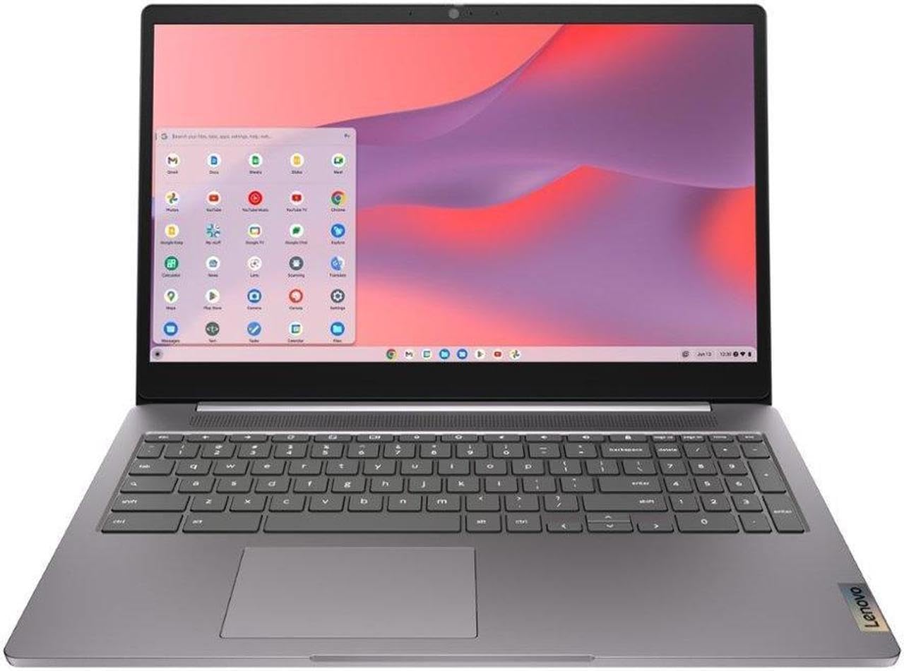 Lenovo IdeaPad 3i Chromebook 15.6” FHD 1920 x 1080 Display | Intel Celeron N4500 1.1GHz | Intel UHD Graphics | Camera |Grey | 4GB RAM | 64GB SSD | Chrome OS | Bundle with 64GB USB Flash Drive