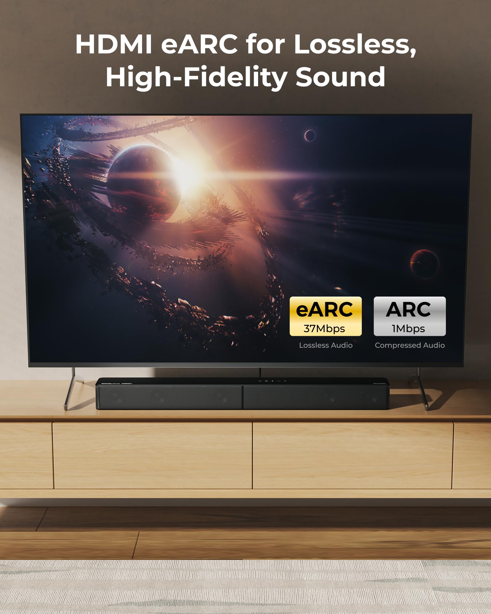ULTIMEA Poseidon M60 5.1CH Dolby Atmos Sound Bar System